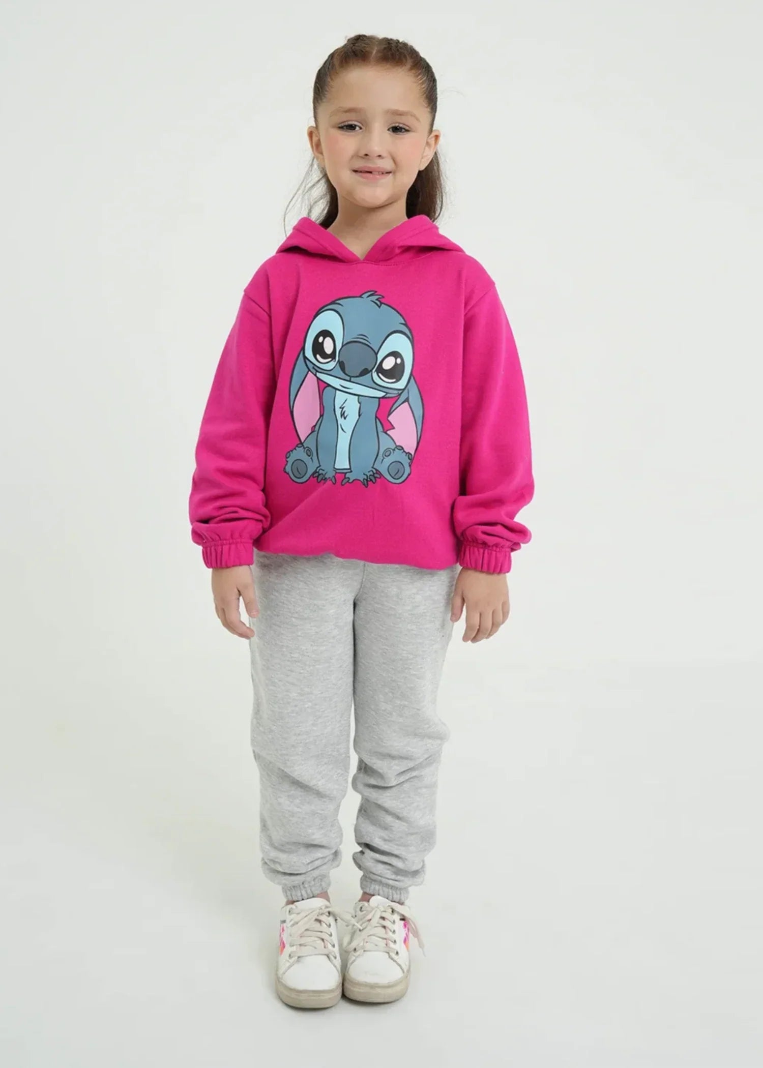 STITCH-PRINTED-KIDS-FLEECE-SUIT-100 - Cotton Fleece Winter Outfit