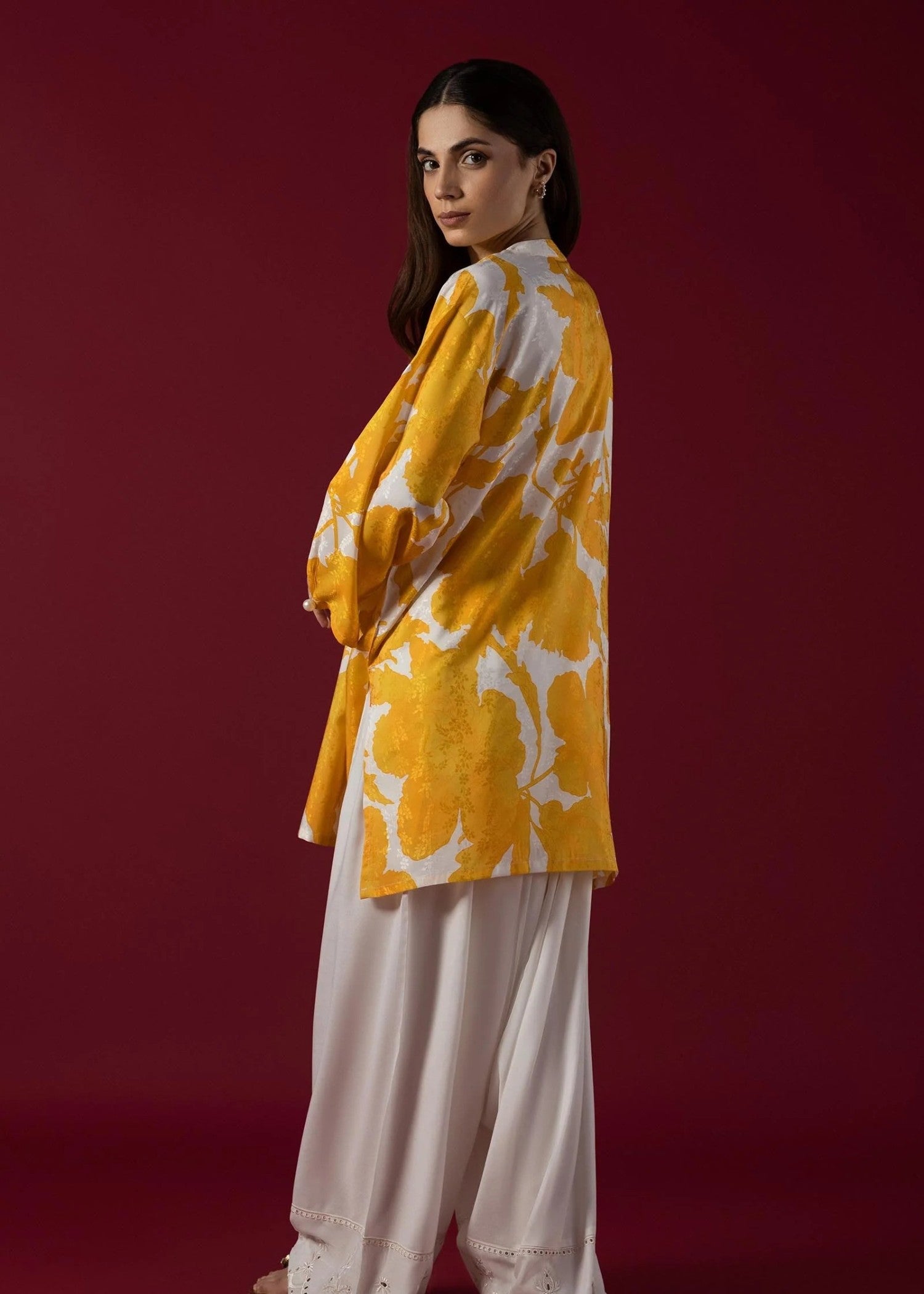 Sana Safinaz Stitched Viscose Shirt - SS25BSP321