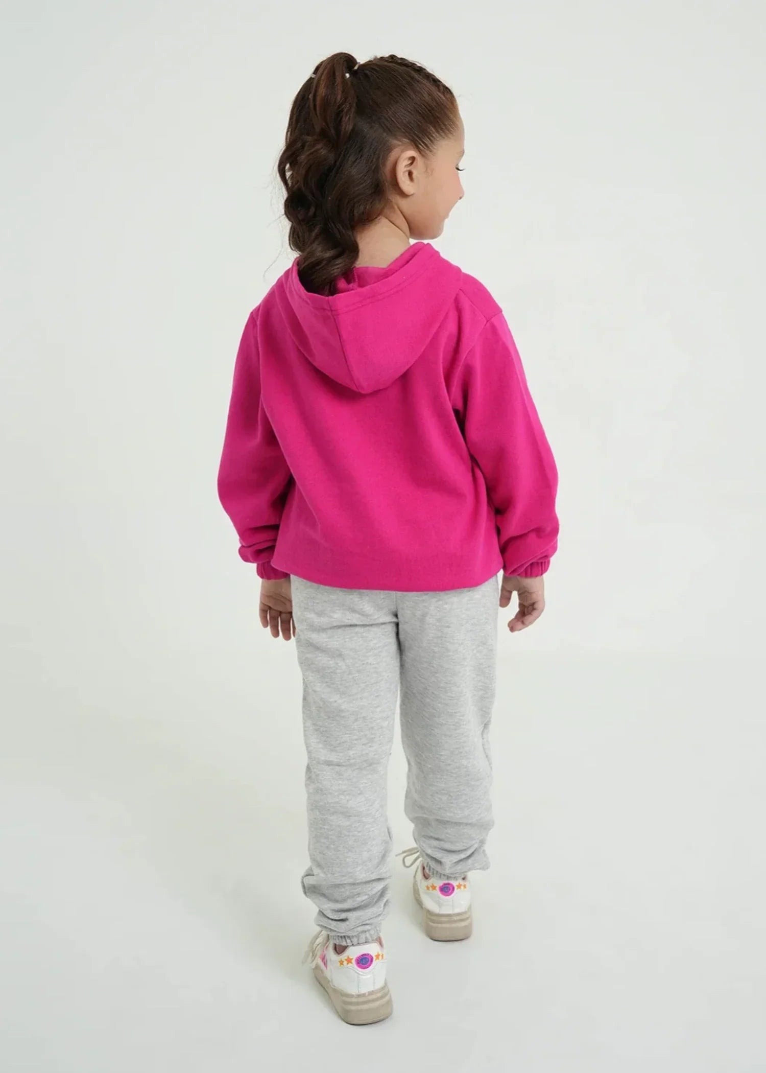 STITCH-PRINTED-KIDS-FLEECE-SUIT-100 - Cotton Fleece Winter Outfit