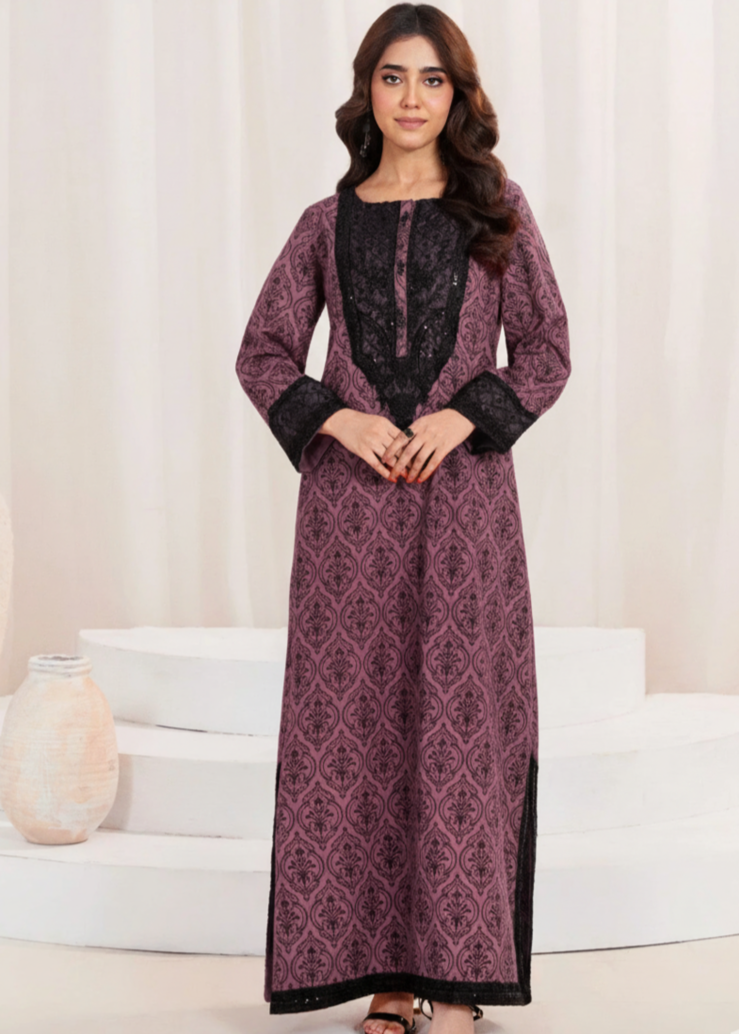 Sahibas By Mirza Cew - Mauve