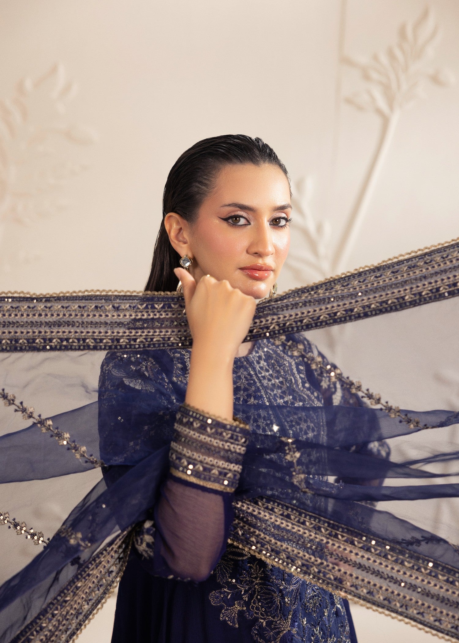 Mohagni MGG-101 CHIFFON 3PC STITCHED