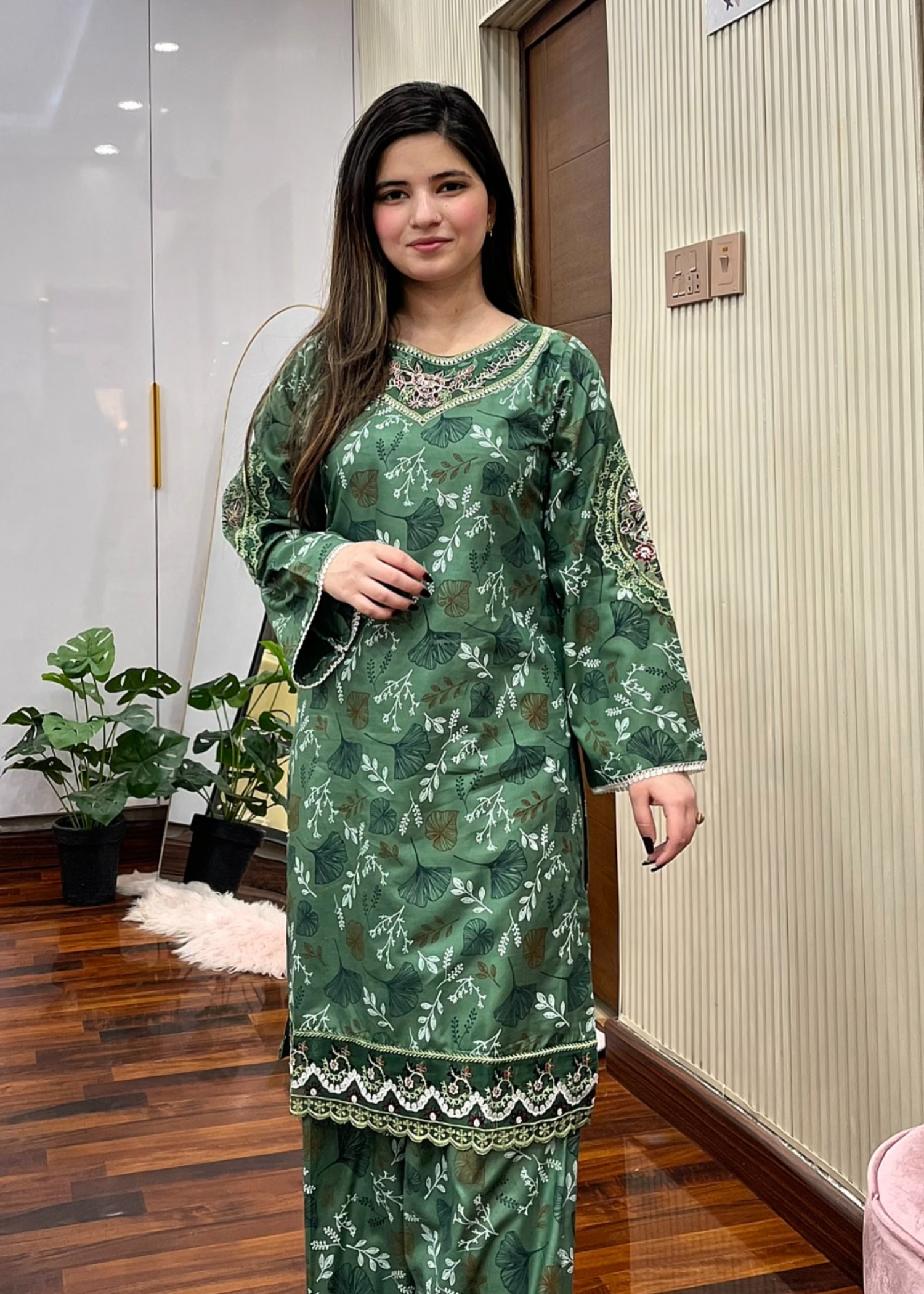Tehzeeb Libas WAFA EMBROIDERED 2PC