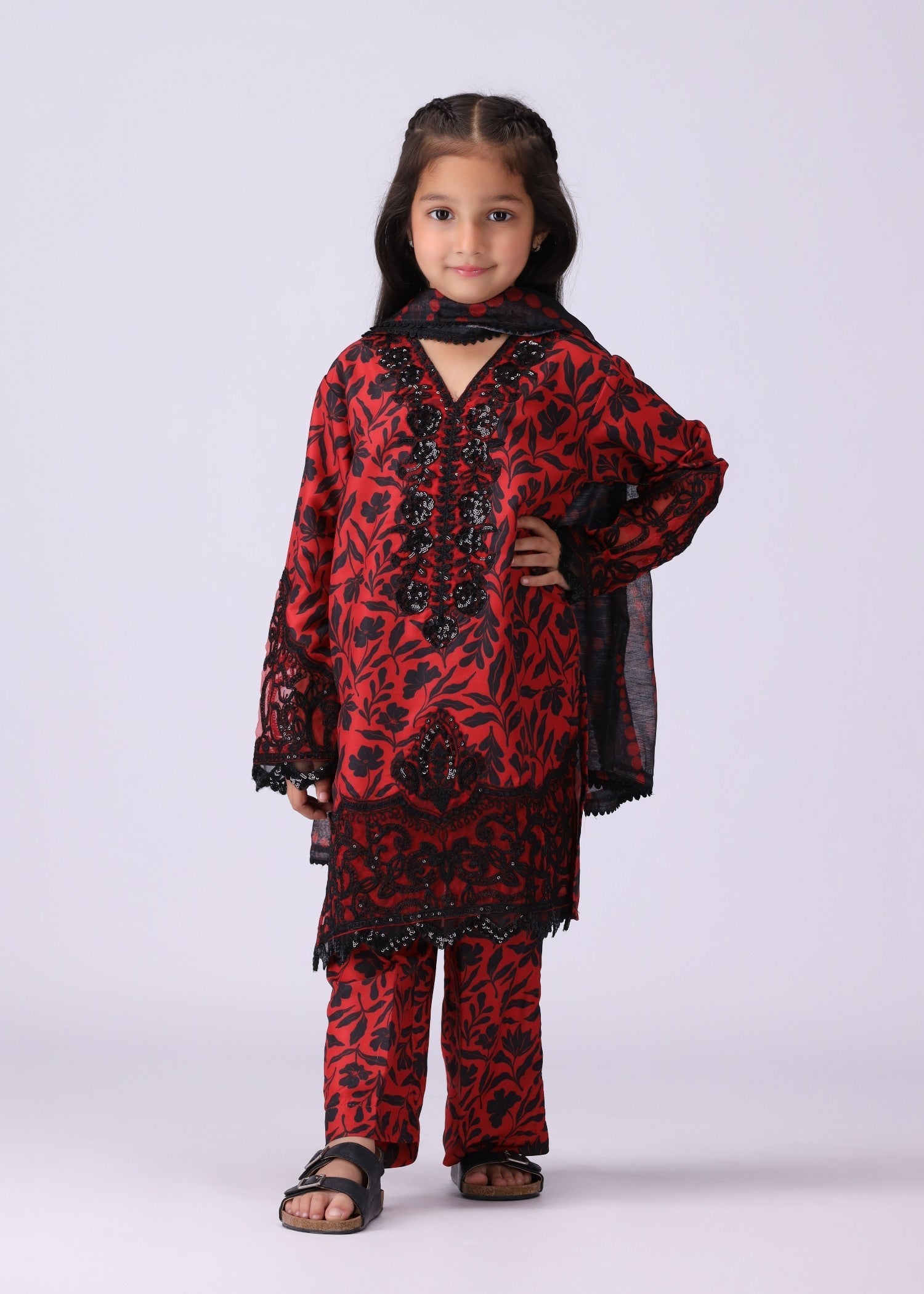 MKA-09-3PC-1 Girls Stitched