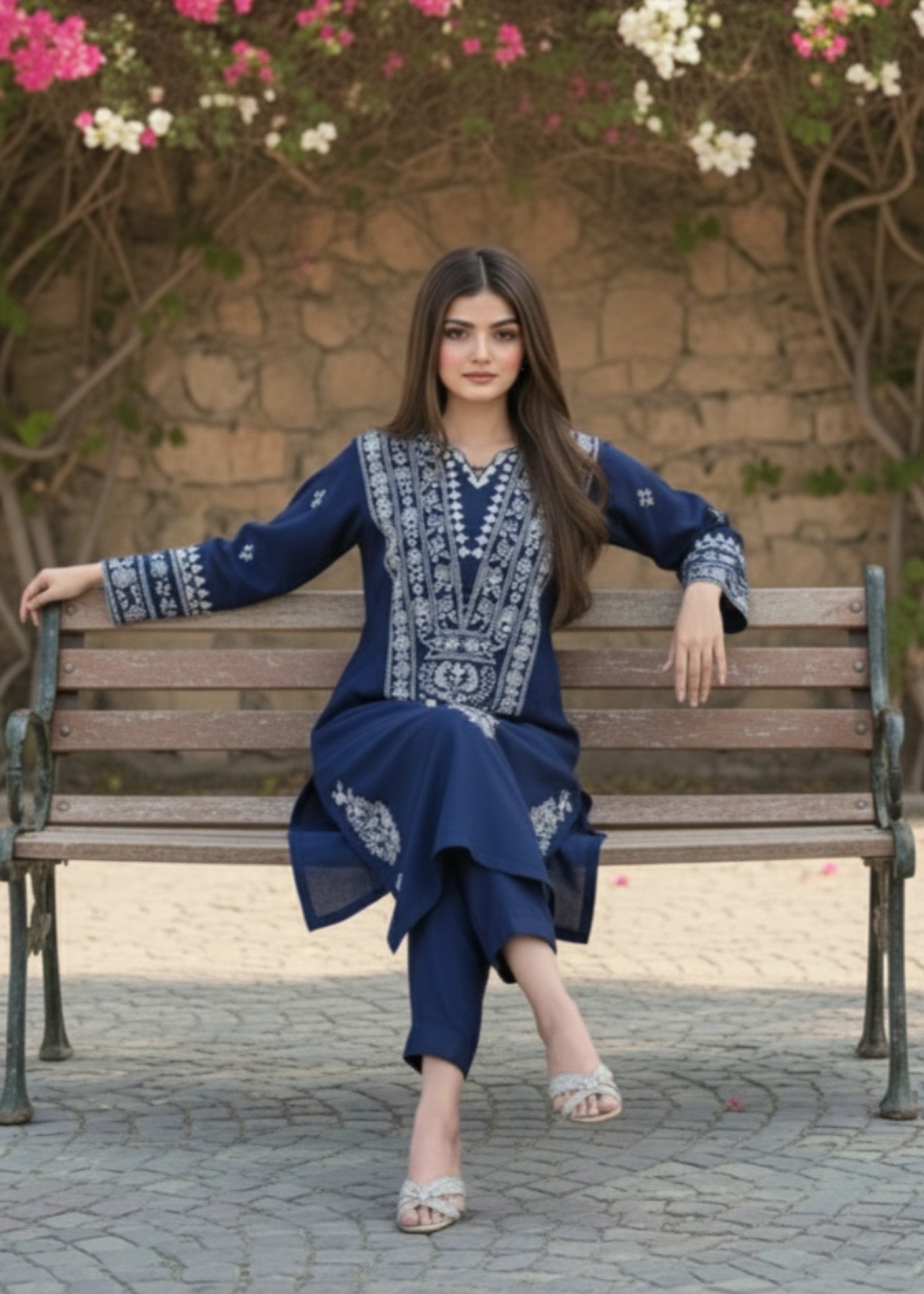 Tehzeeb Libas DESAL EMBROIDERED 2PC