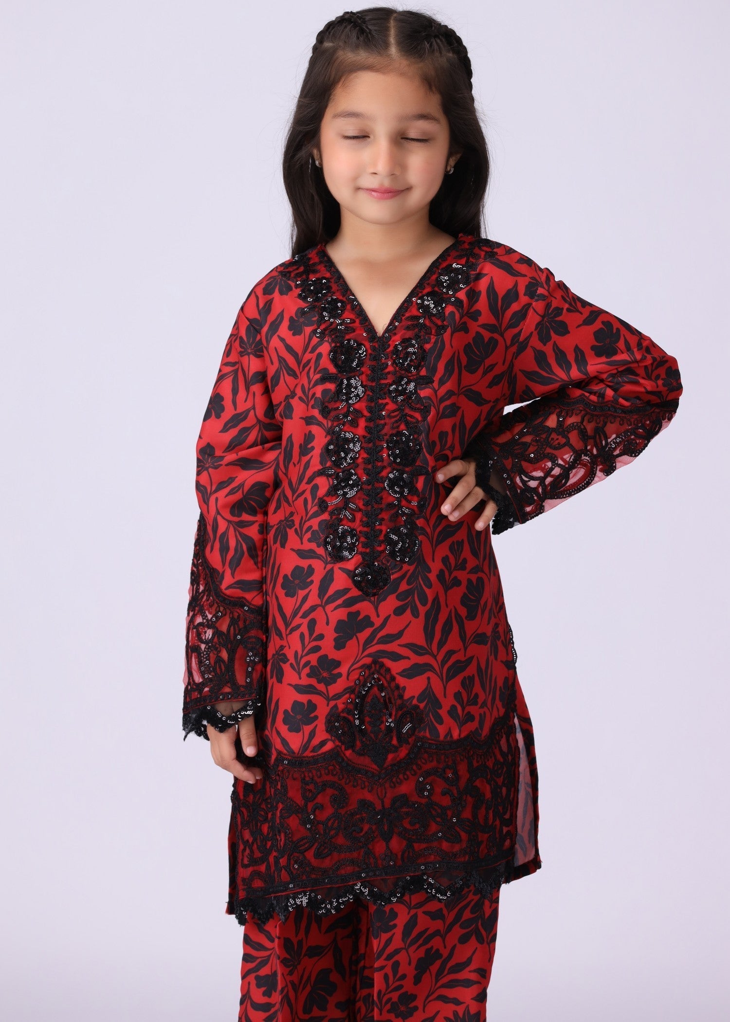 MKA-09-3PC-1 Girls Stitched