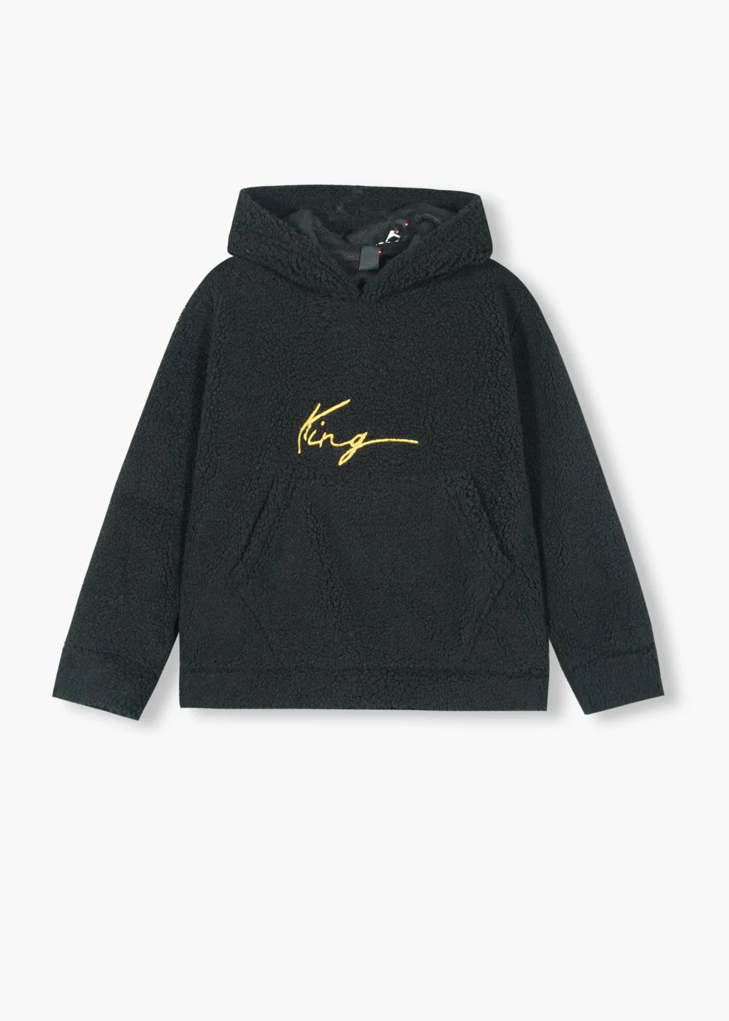 KIDS-KING-FUR-HOODIE-ULTRA-SOFT-WINTER-WEAR-BLACK