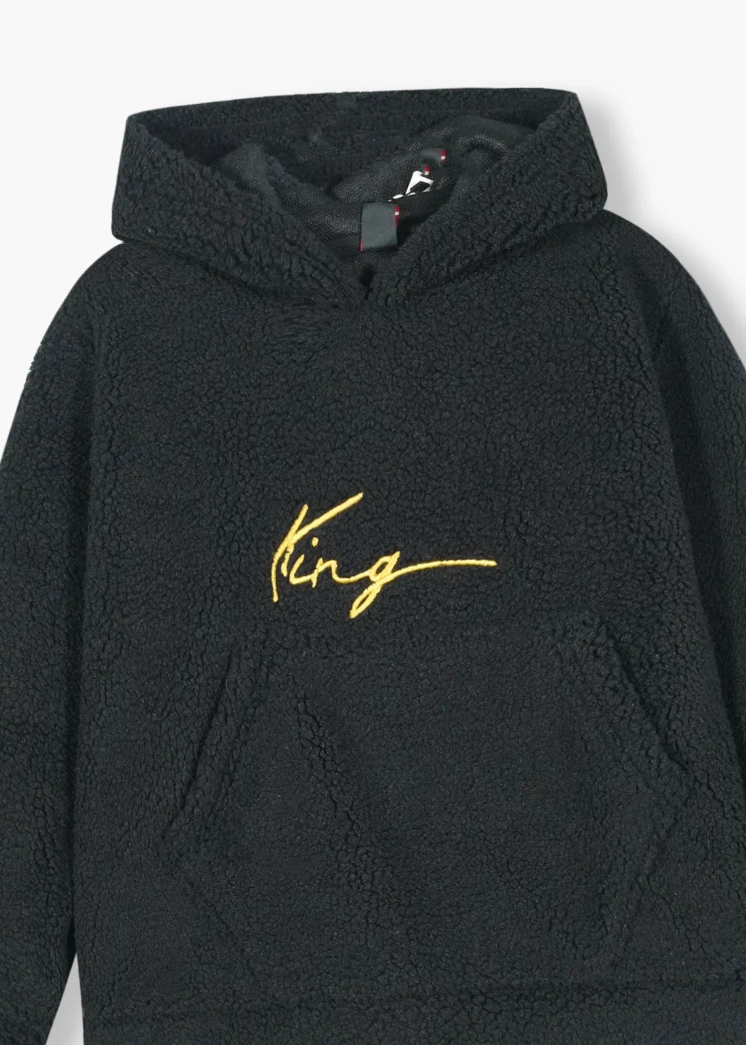 KIDS-KING-FUR-HOODIE-ULTRA-SOFT-WINTER-WEAR-BLACK