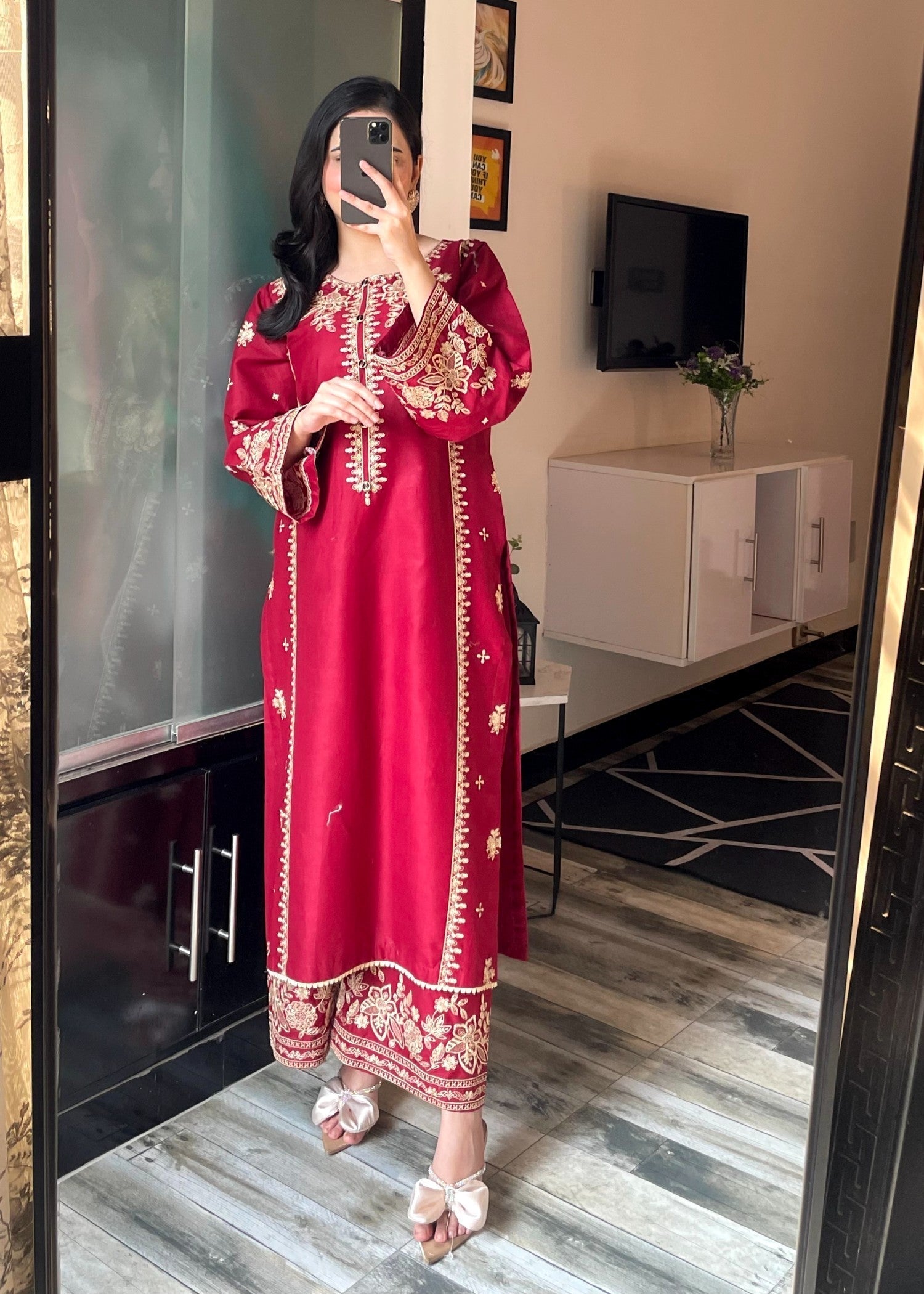 Tehzeeb Libas SAJNI EMBROIDERED 2PC