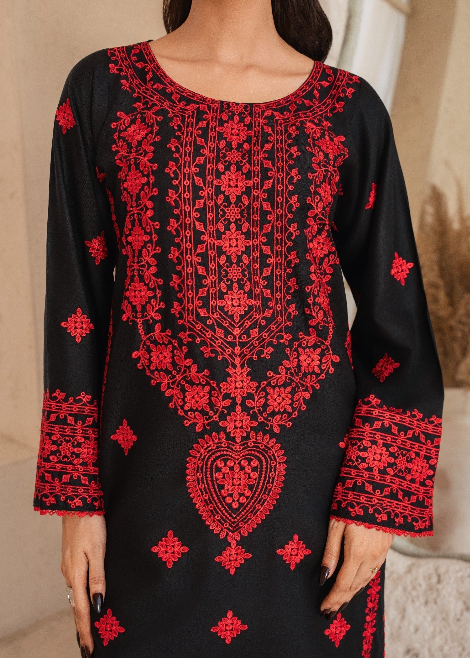 Tehzeeb Libas GLAZE EMBROIDERED 2PC
