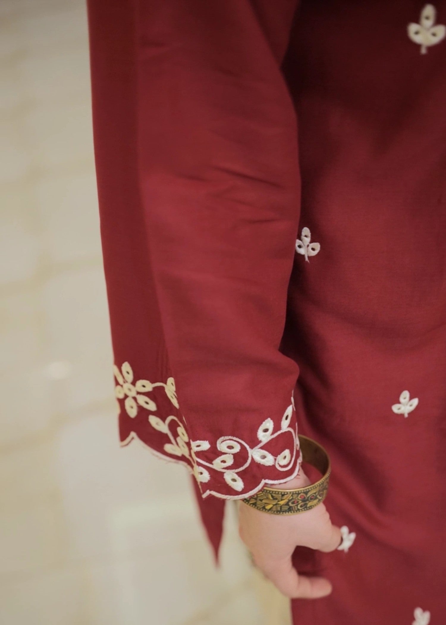 Tehzeeb Libas MULBERRY EMBROIDERED 2PC