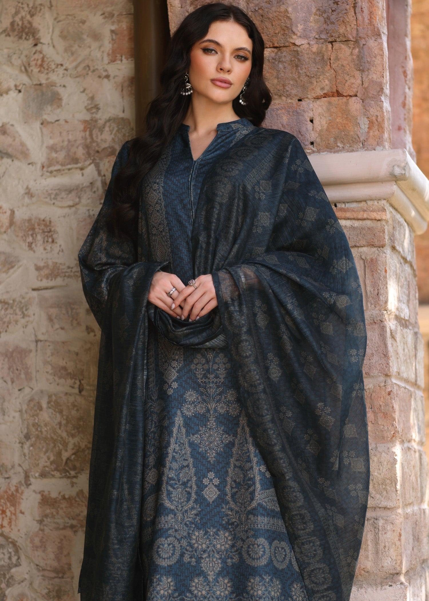 GD-02-3PC Blended Khaddar