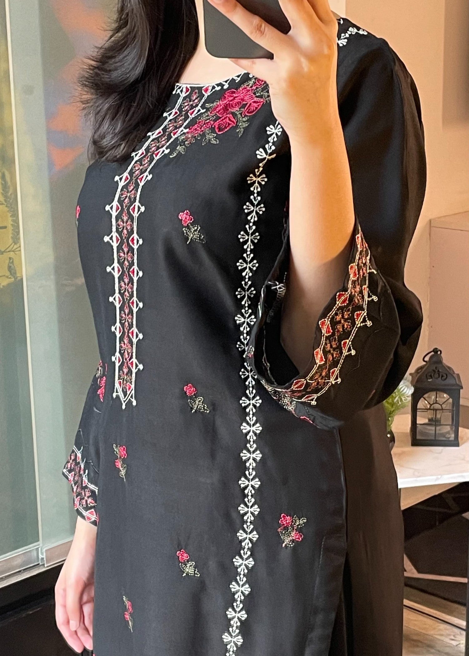 Tehzeeb Libas MULTI BLACK
