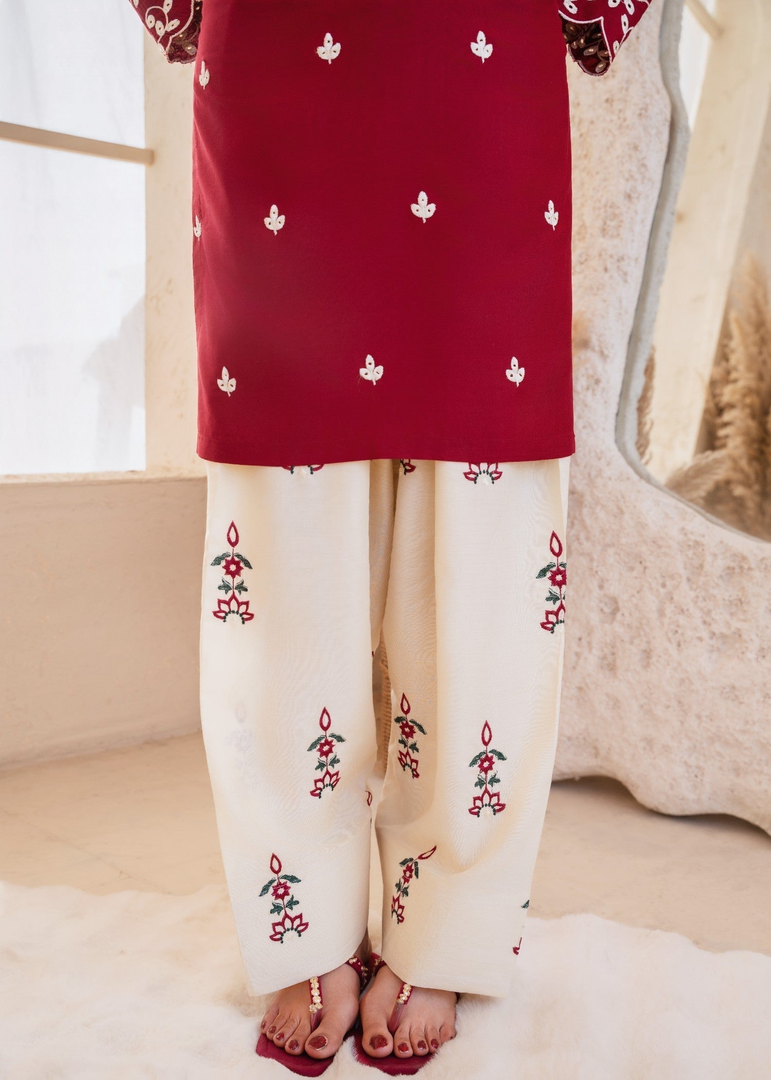 Tehzeeb Libas ZARF EMBROIDERED 2PC