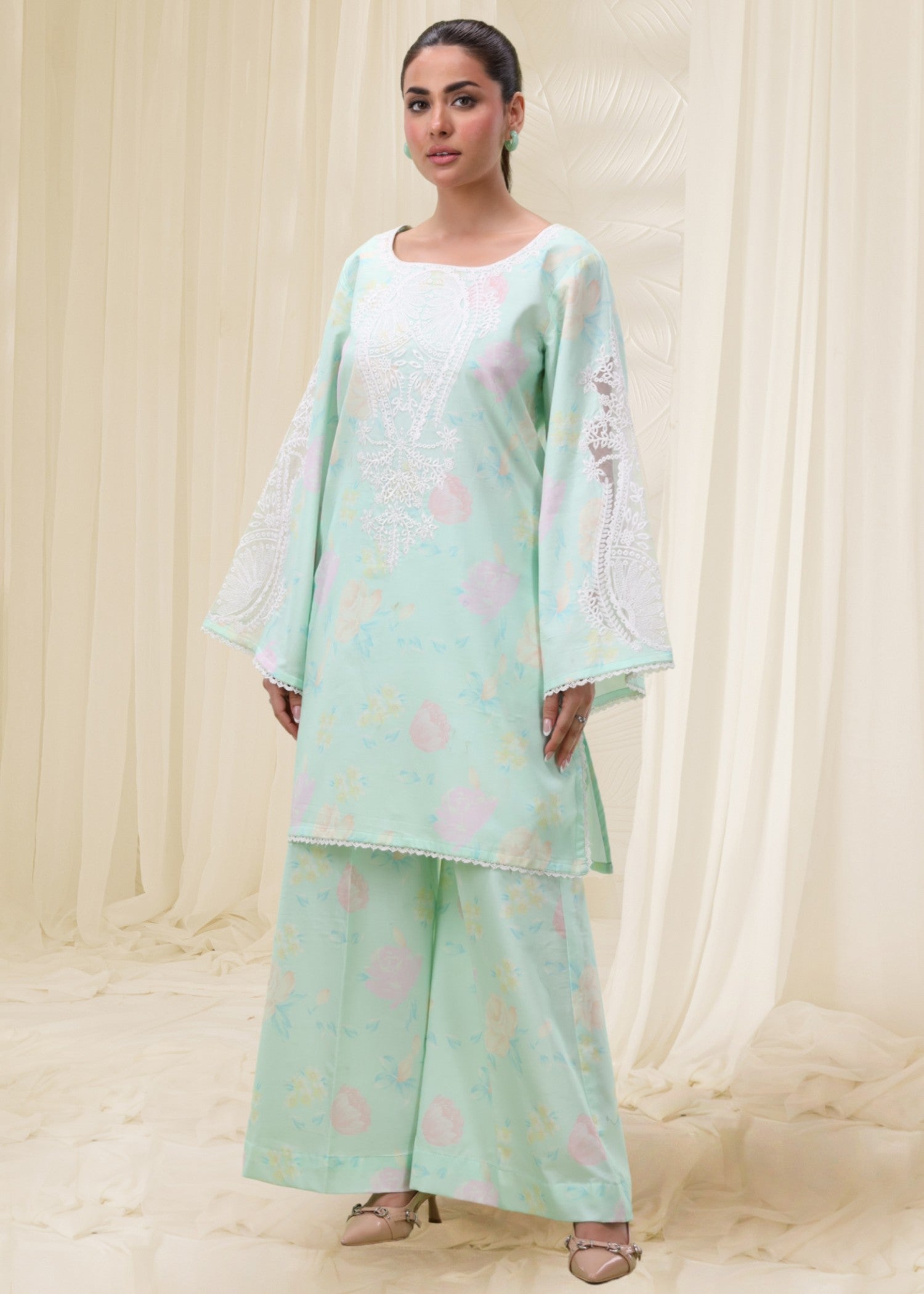Mohagni LP-13 2PC LAWN STITCHED