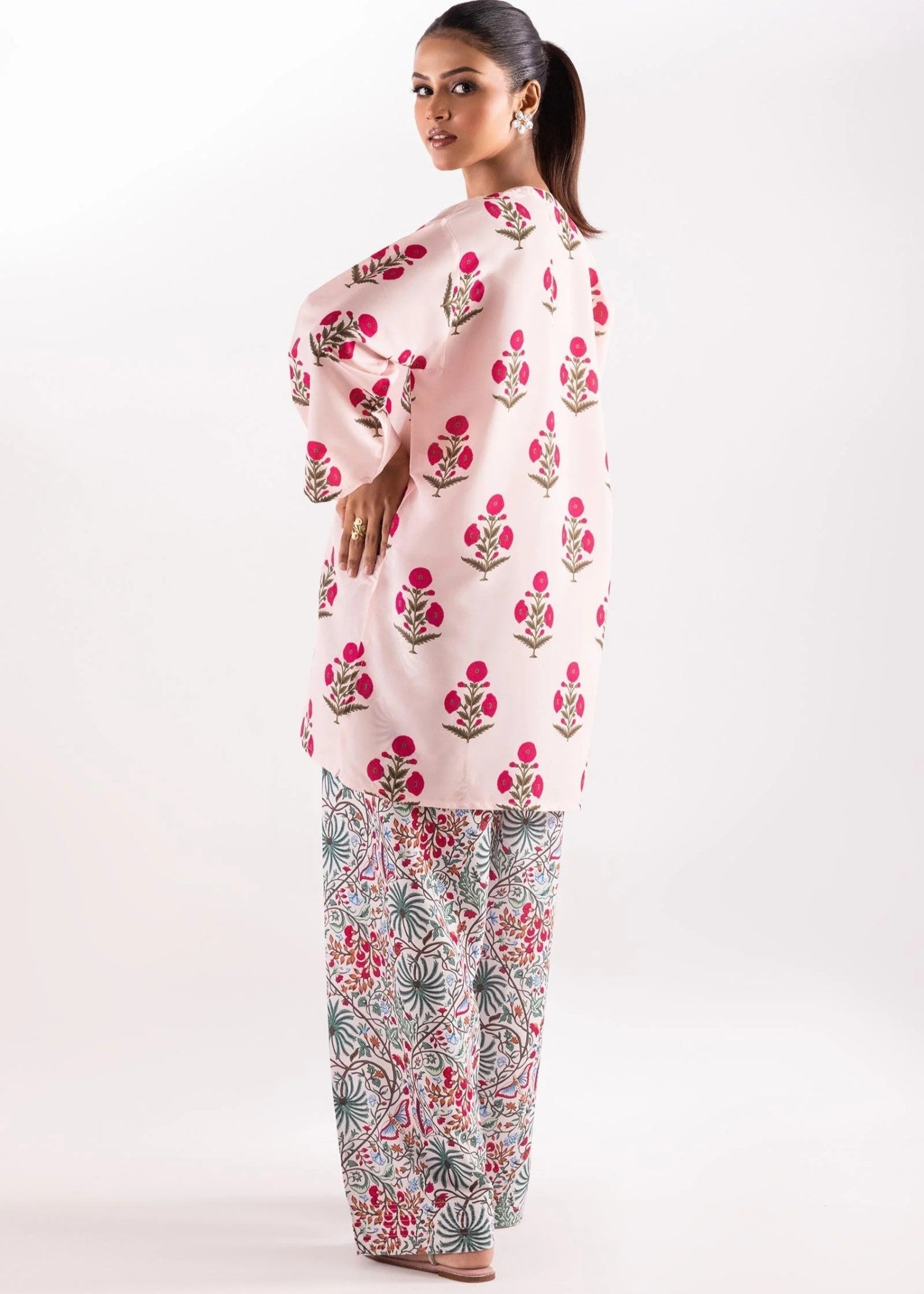 Sana Safinaz Stitched Basic Shirt + Bottom- SS25BSP559P2T