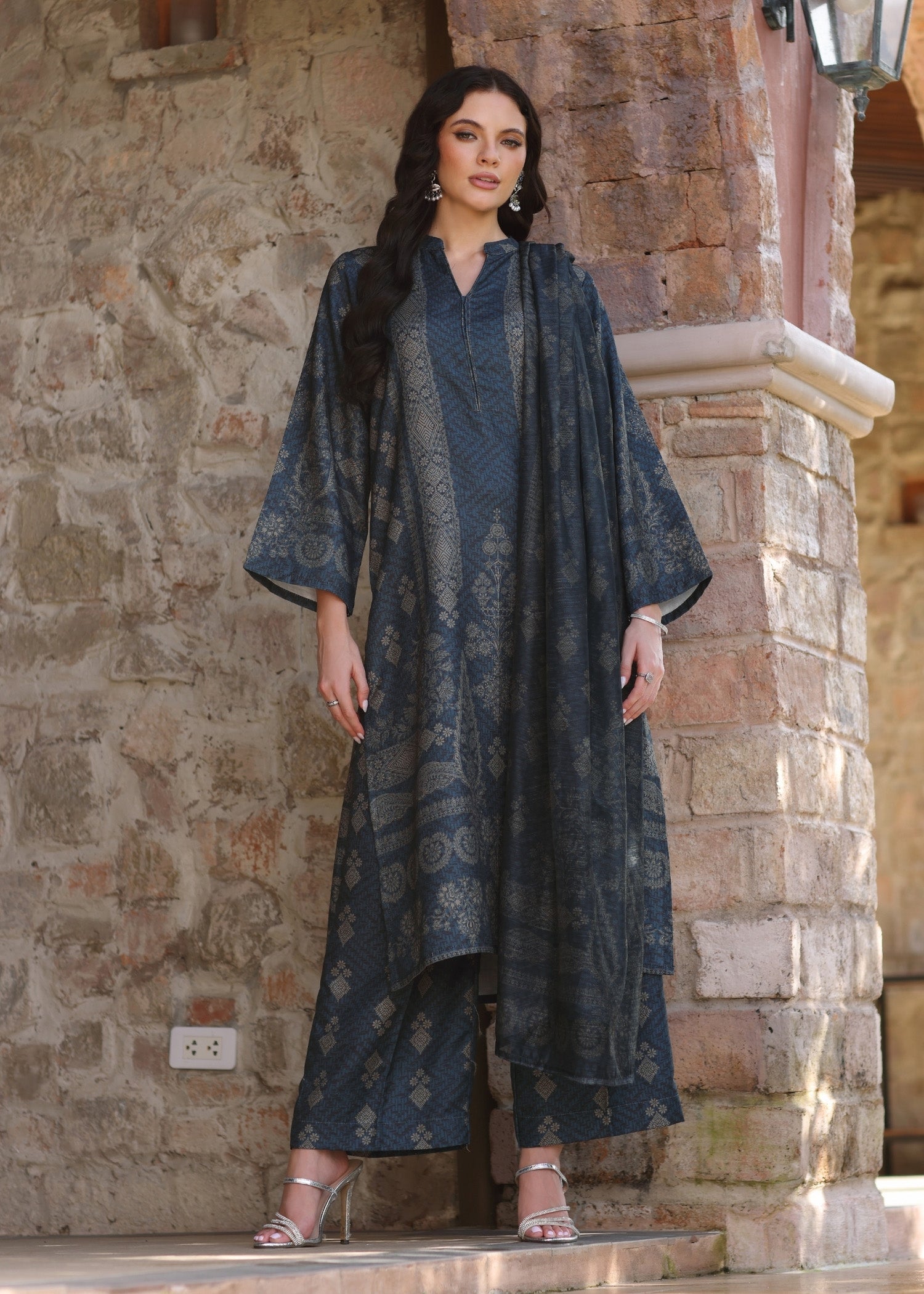 GD-02-3PC Blended Khaddar