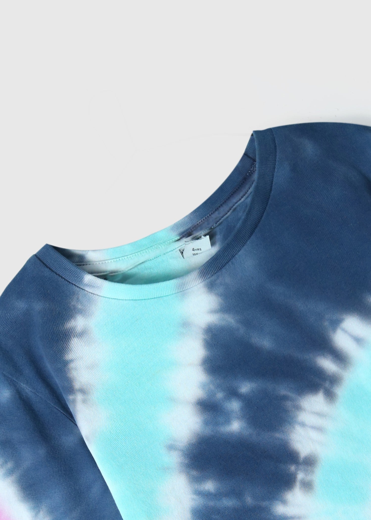 GIRLS-TIE-DYE-ROUND-NECK-SOFT-COTTON-T-SHIRT