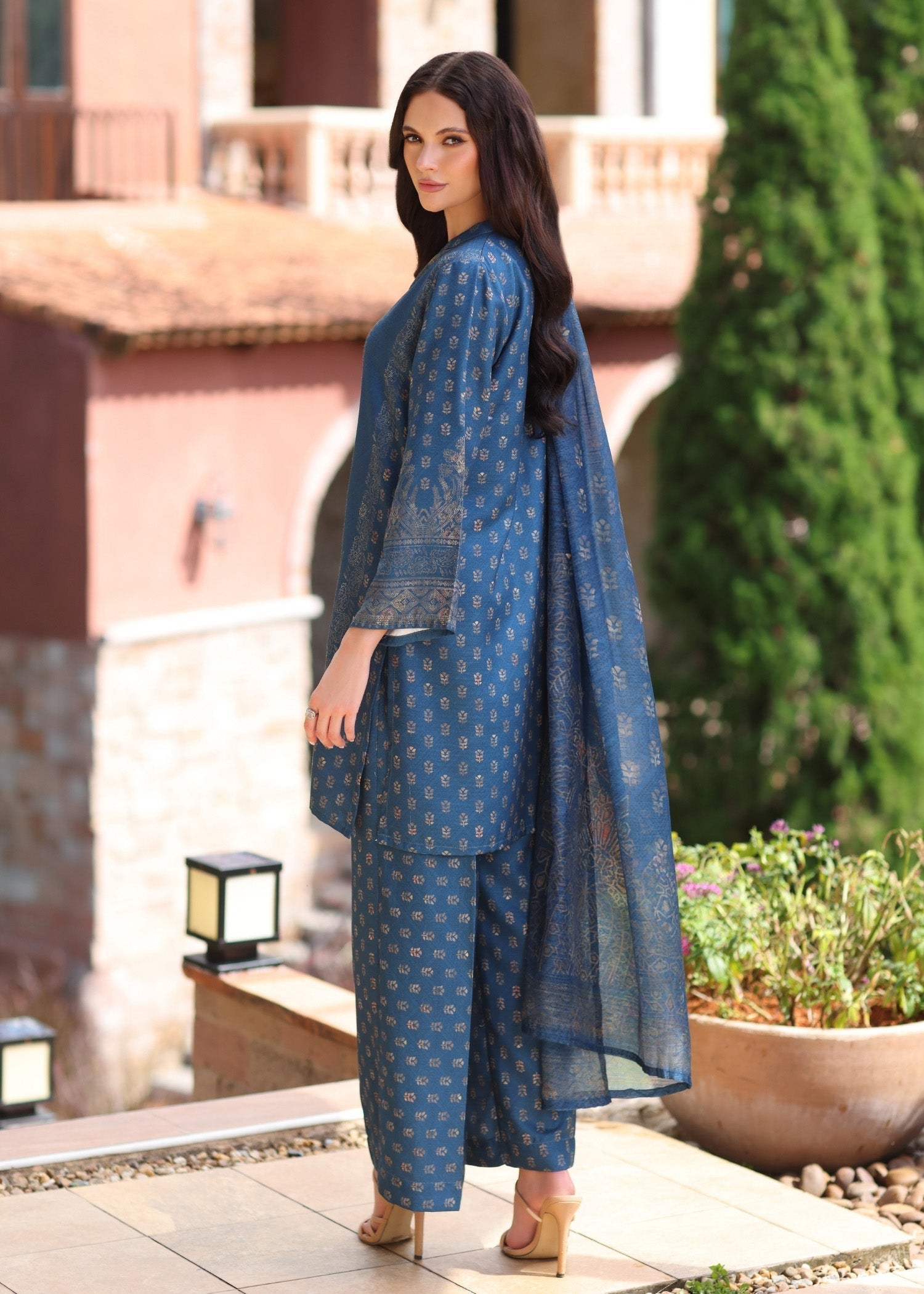 GD-01-3PC Blended Khaddar