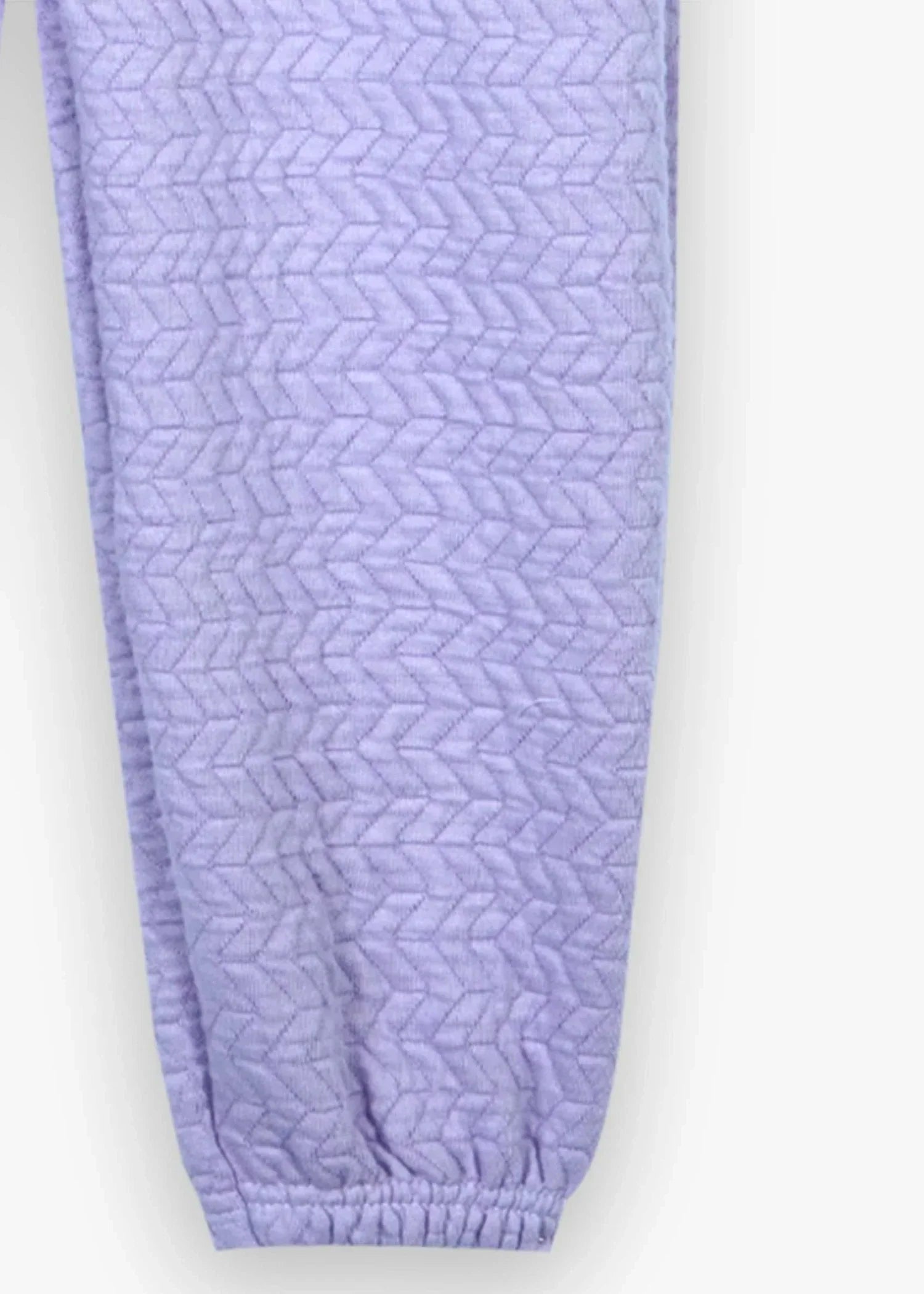 KIDS-QUILTED-LILAC-TRACKSUIT-2 Piece Hoodie Jogger Set Winter Cotton Outfit