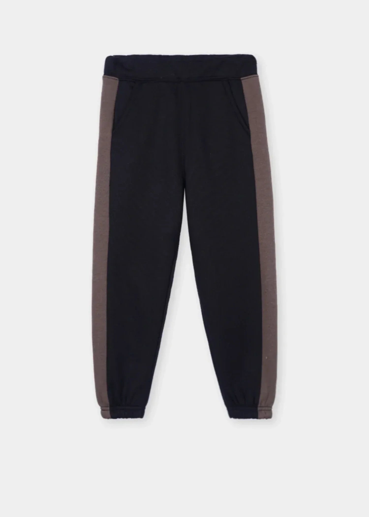 KIDS-SOFT-COTTON-GRAPHIC-FLEECE-TRACKSUIT-BROWN-BLACK