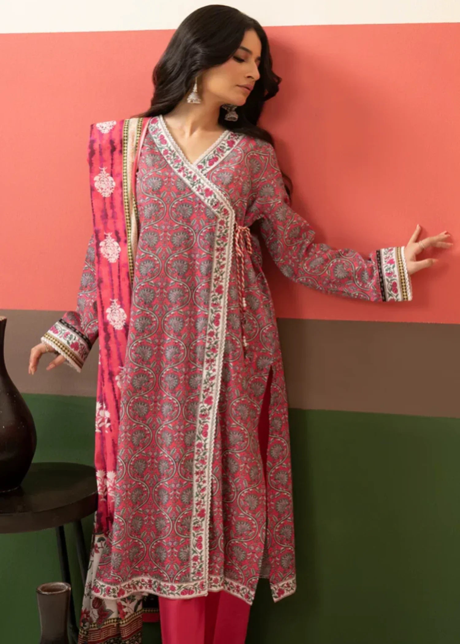 Zellbury Kurta Dupatta Trouser - WPS2531987