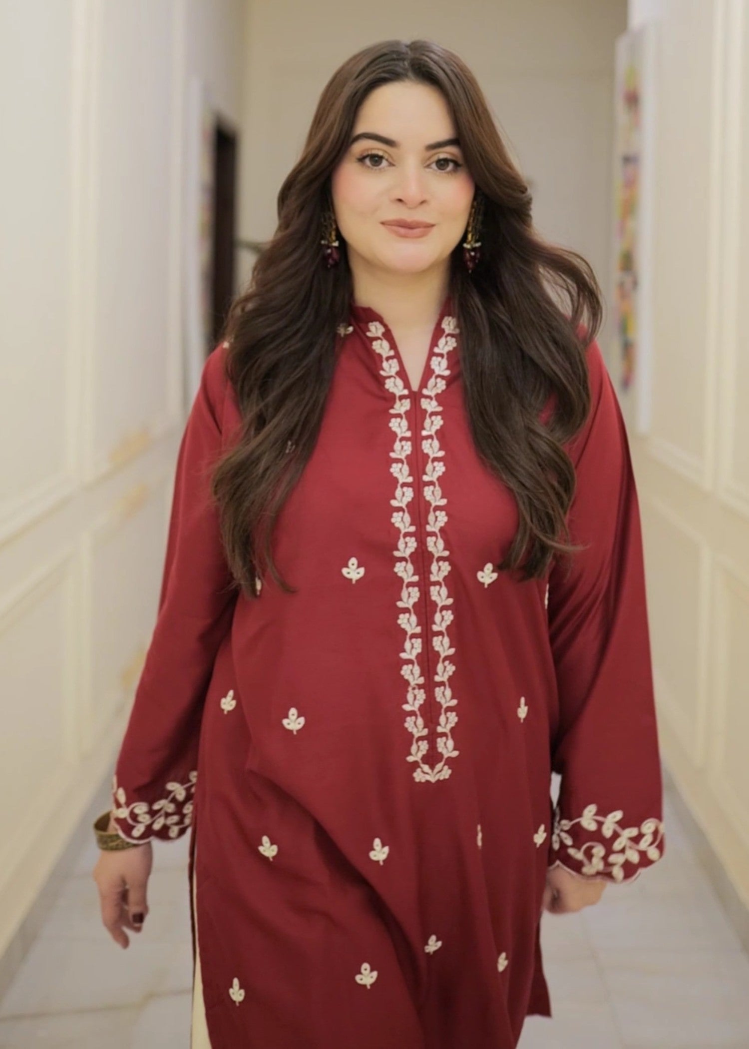 Tehzeeb Libas MULBERRY EMBROIDERED 2PC