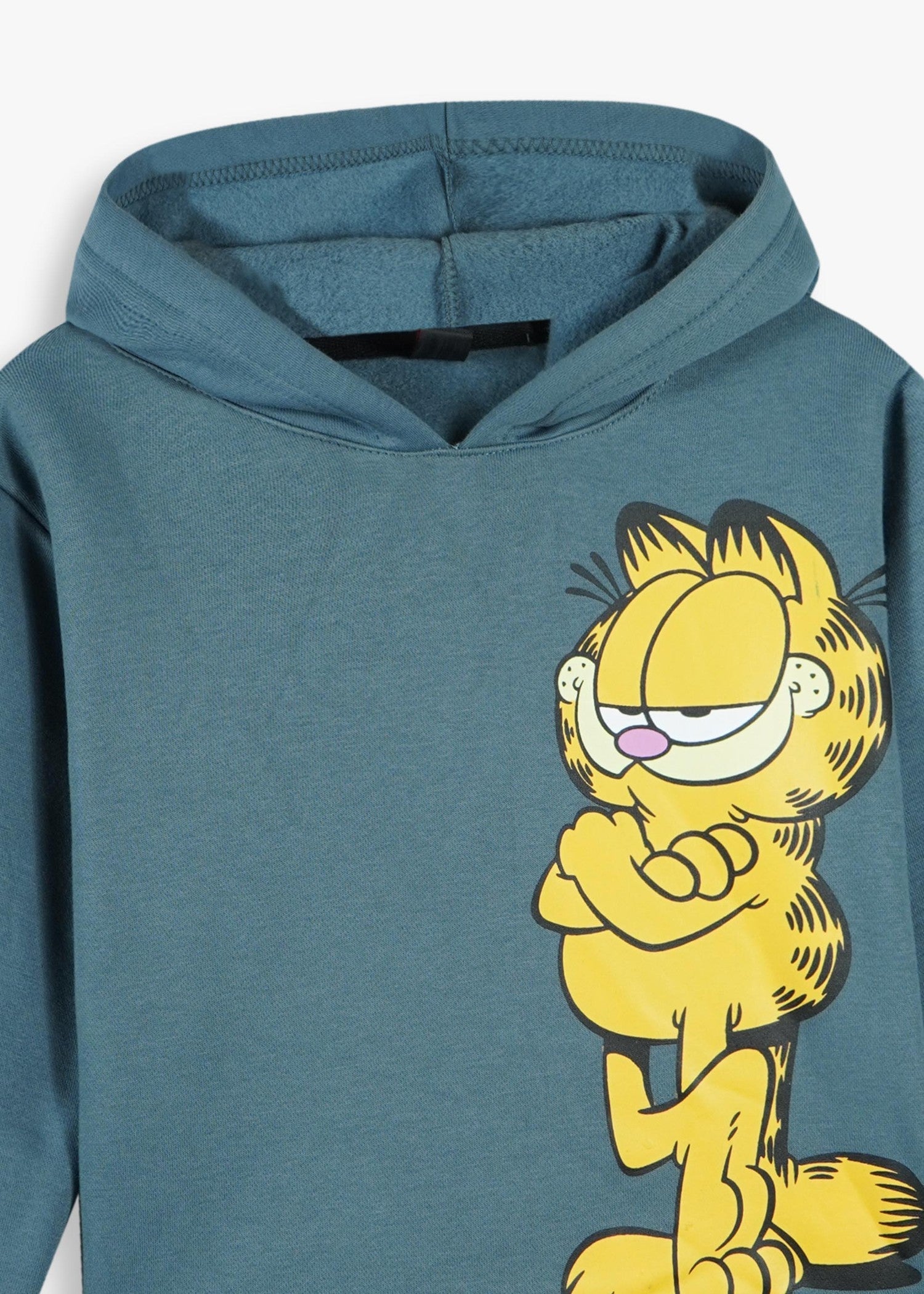 GARFIELD-FLEECE-TRACKSUIT-SHORT-BODY-HOODIE-WIDE-LEG-TROUSER