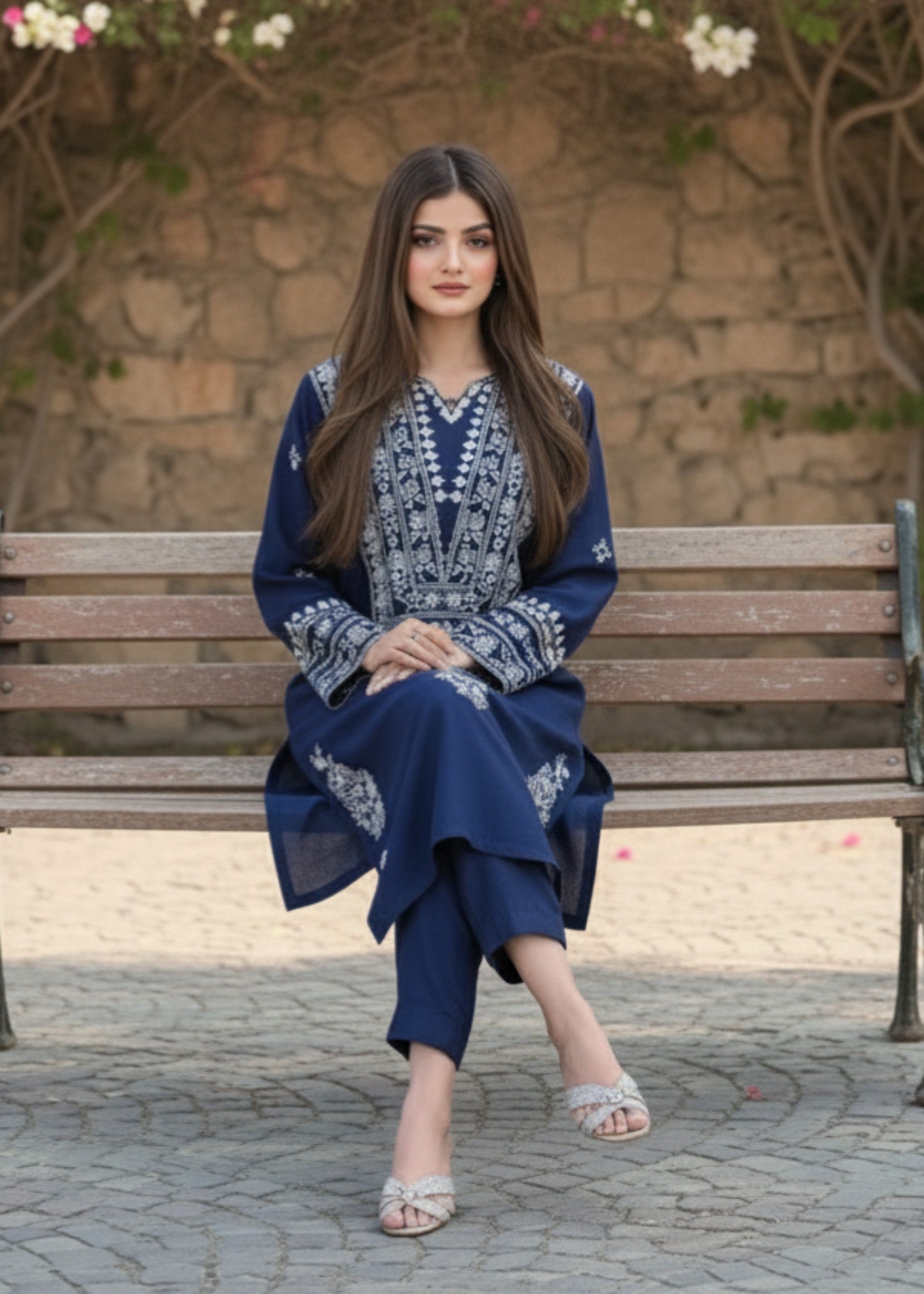 Tehzeeb Libas DESAL EMBROIDERED 2PC
