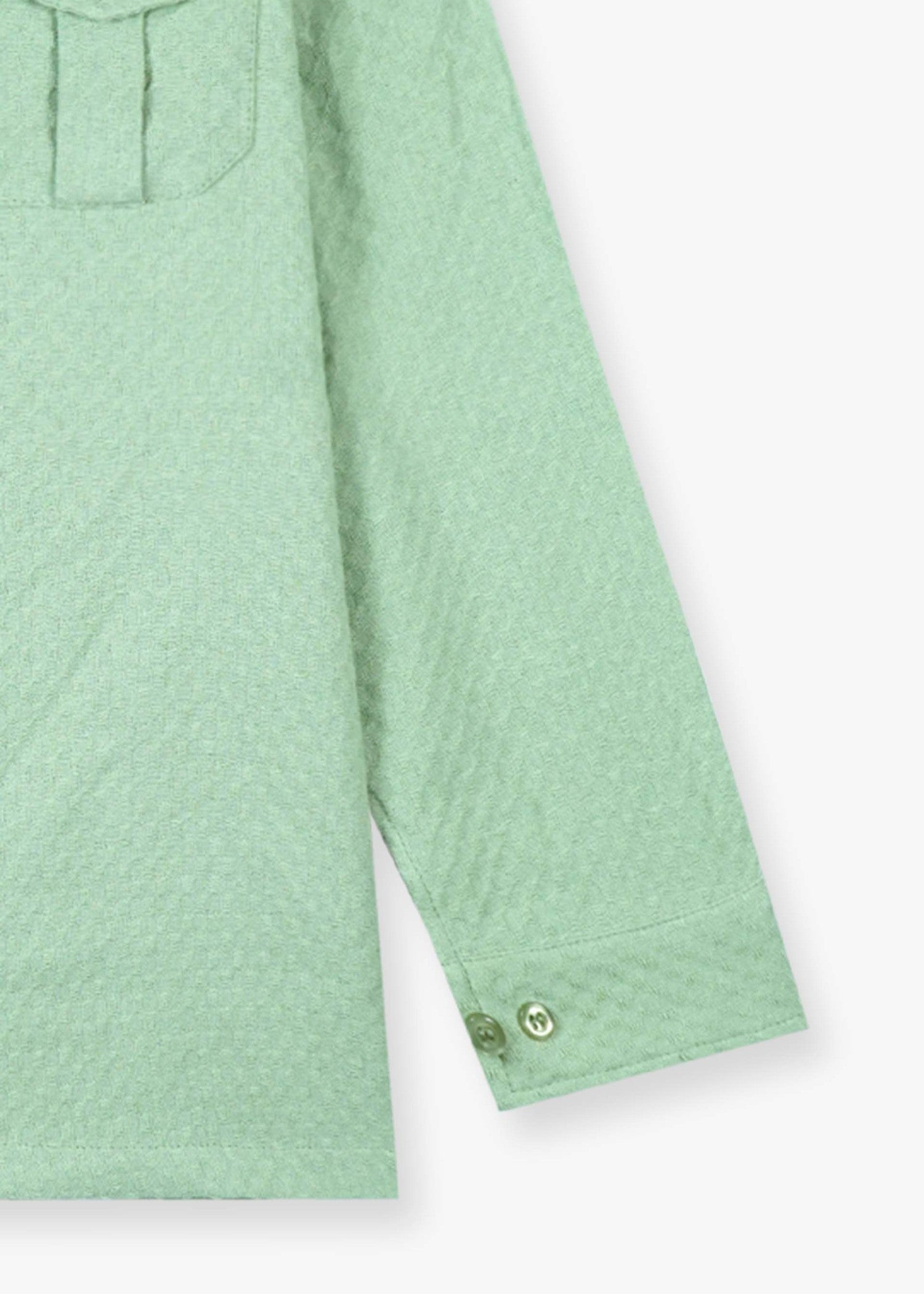 MINT-GREEN-JACQUARD-COTTON-SUIT-100 Cotton