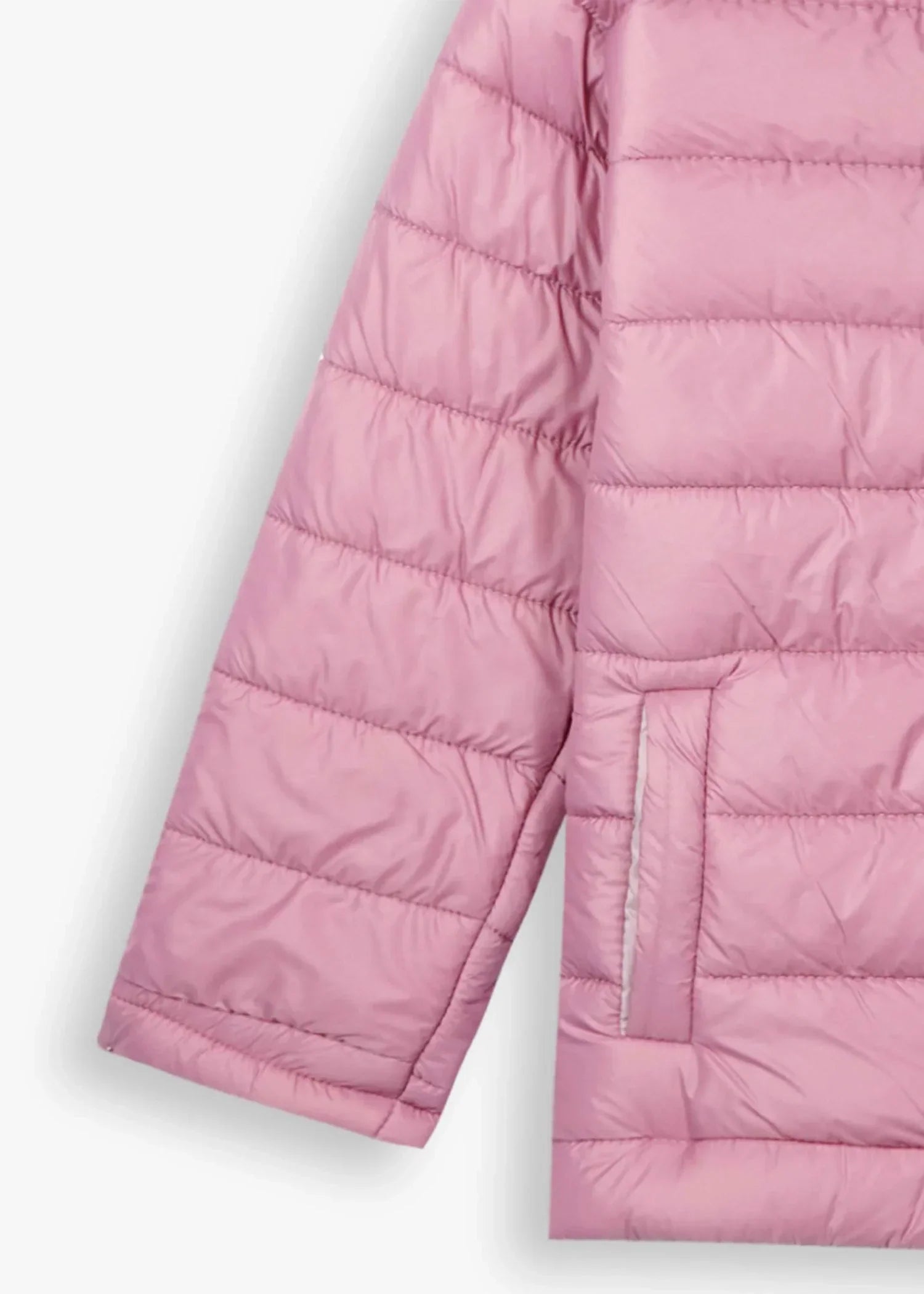GIRLS-PINK-PUFFER-JACKET-LIGHTWEIGHT-HOODED-WINTER-COAT-WARM-COZY-OUTERWEAR