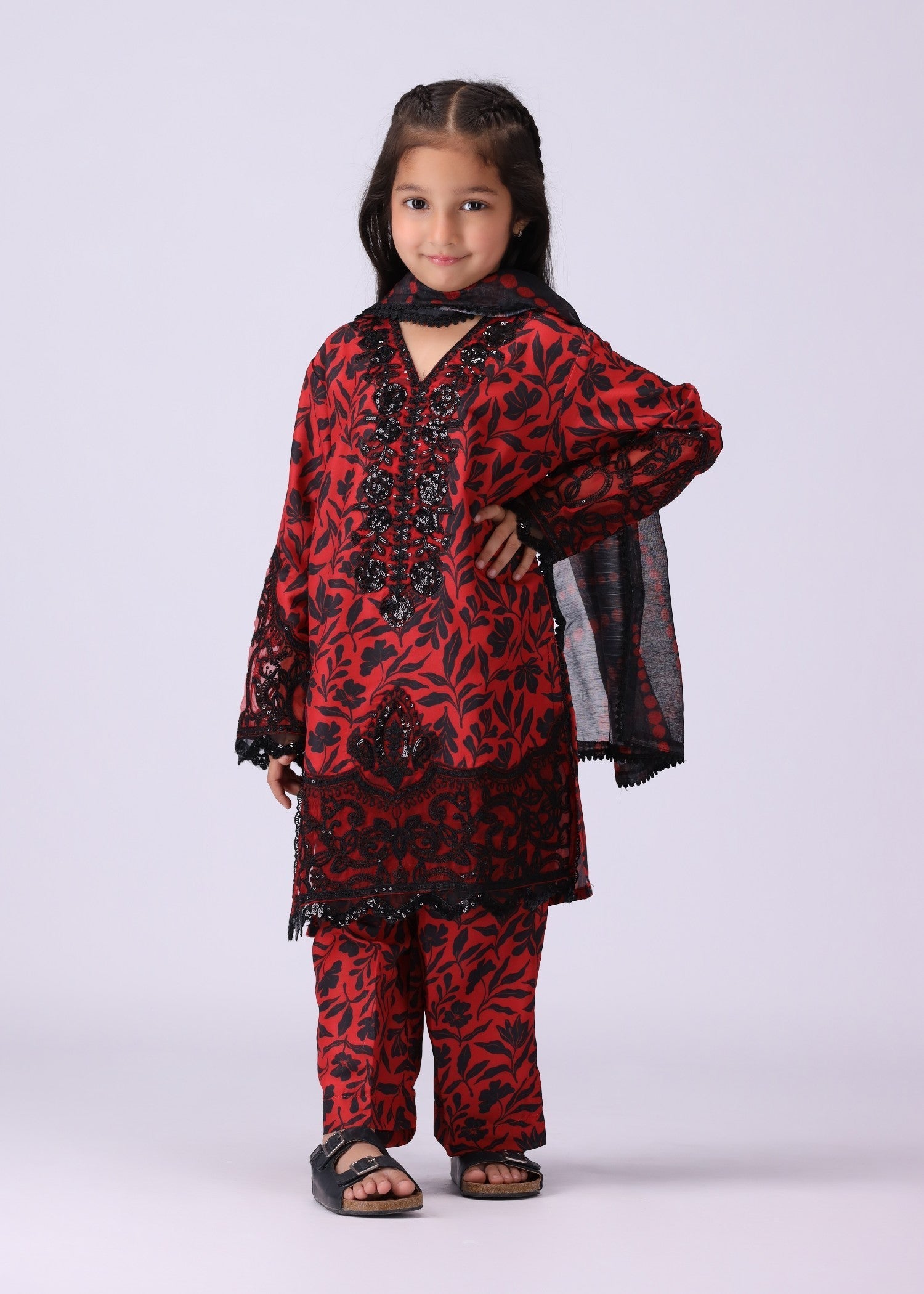 MKA-09-3PC-1 Girls Stitched