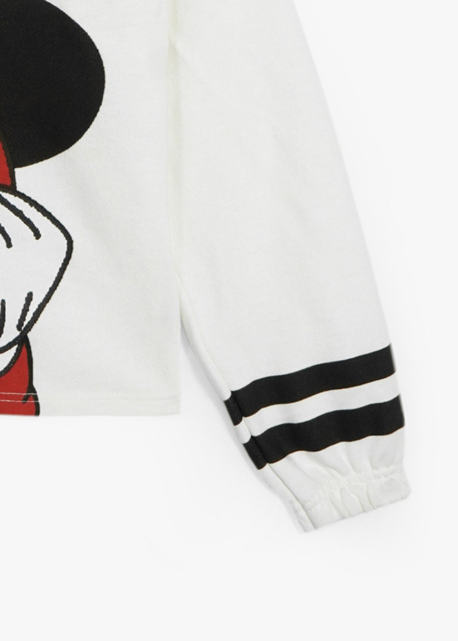 MICKEY-MOUSE-SHORT-BODY-HOODIE-100 - Cotton Terry