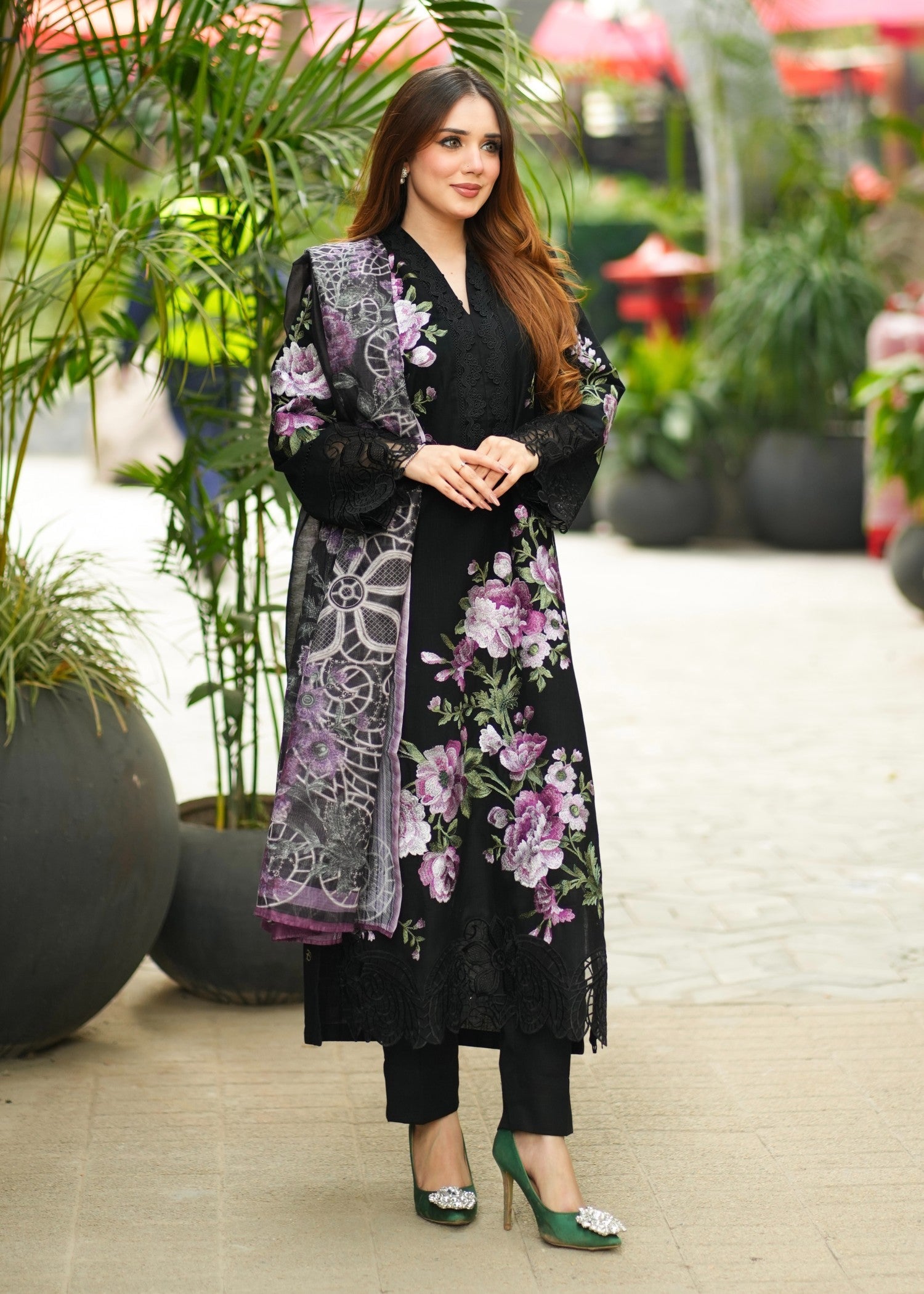Sahibas By Mirza Rohini - Black