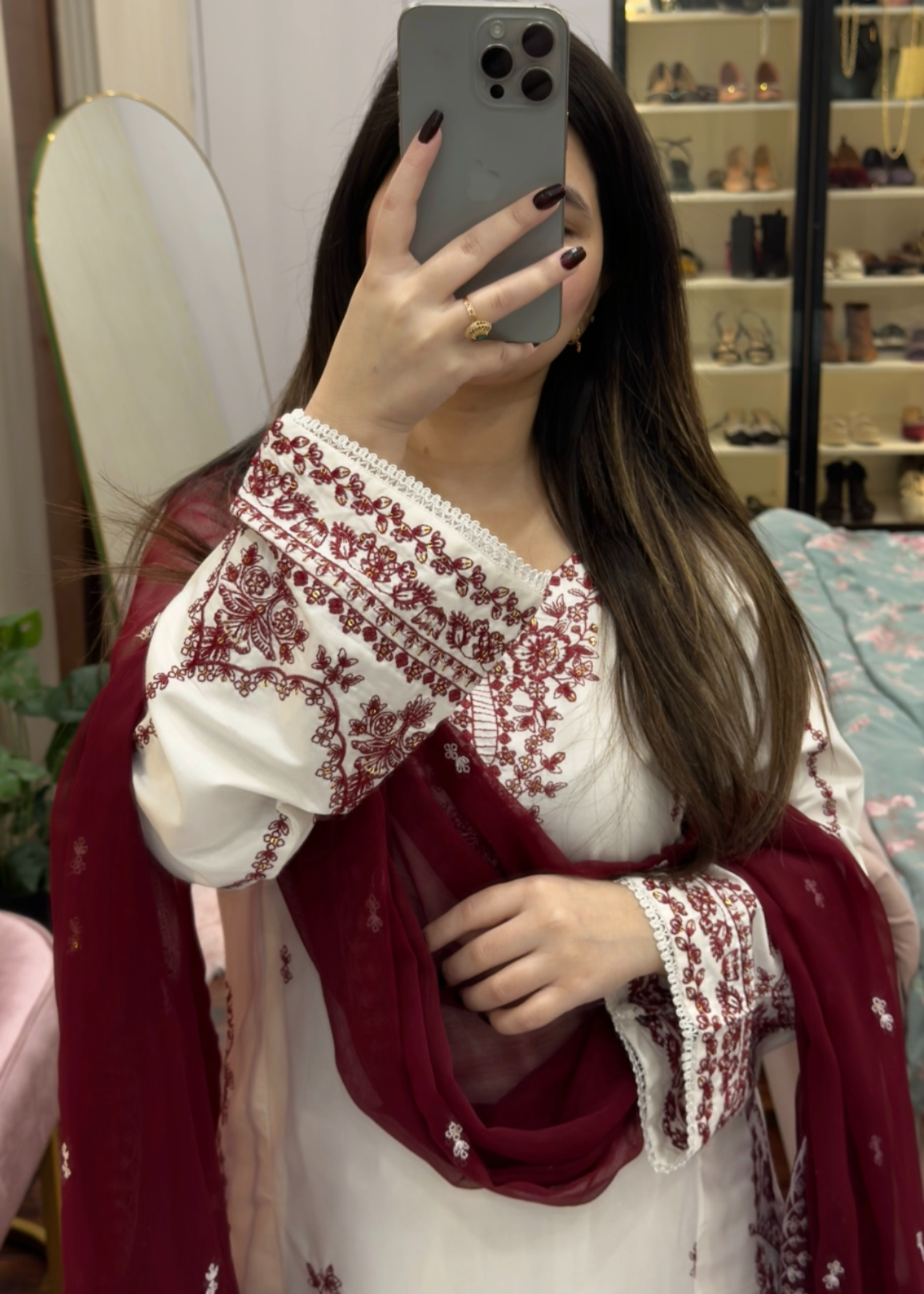 Tehzeeb Libas SNOW DROP 3PC