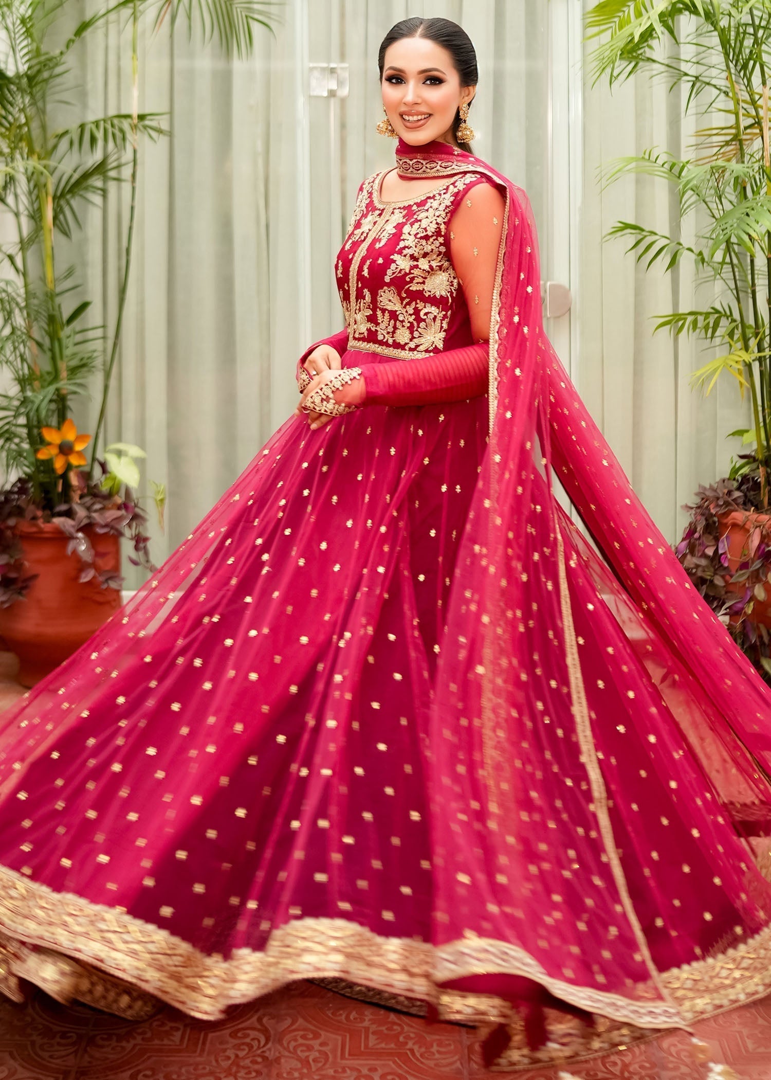 Rang-e-Haya Rosella (Maroon)