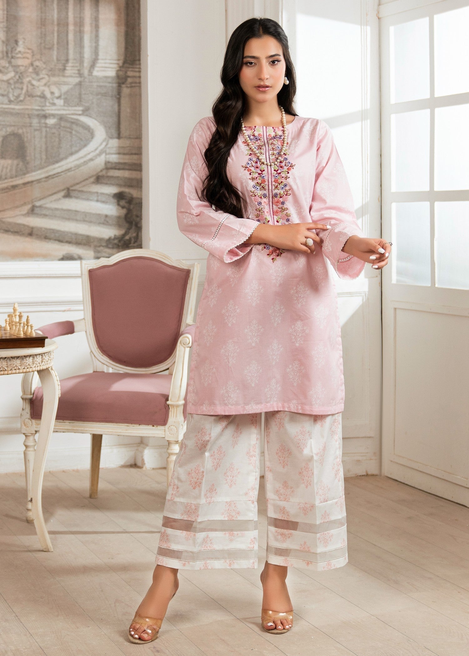 Sahibas By Mirza Baikal Pink