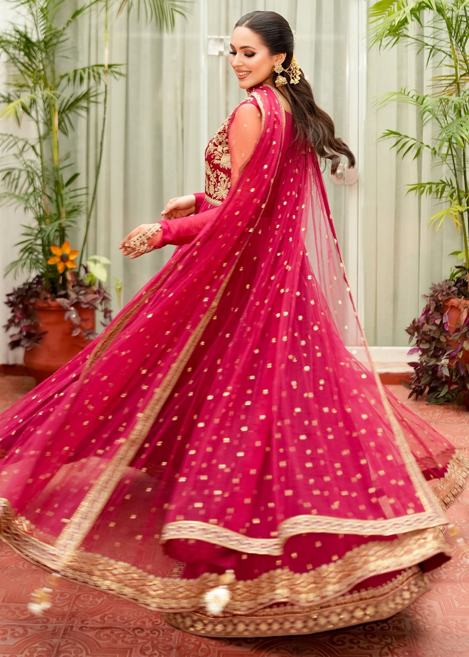 Rang-e-Haya Rosella (Maroon)