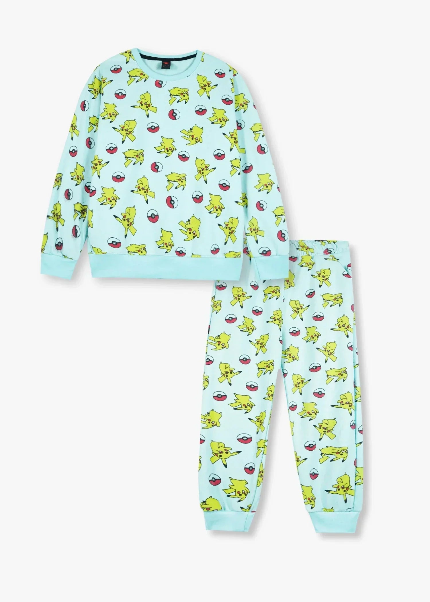 PIKACHU-PRINTED-KIDS-FLEECE-SUIT-WARM-WINTER-TRACKSUIT-FOR-GIRLS