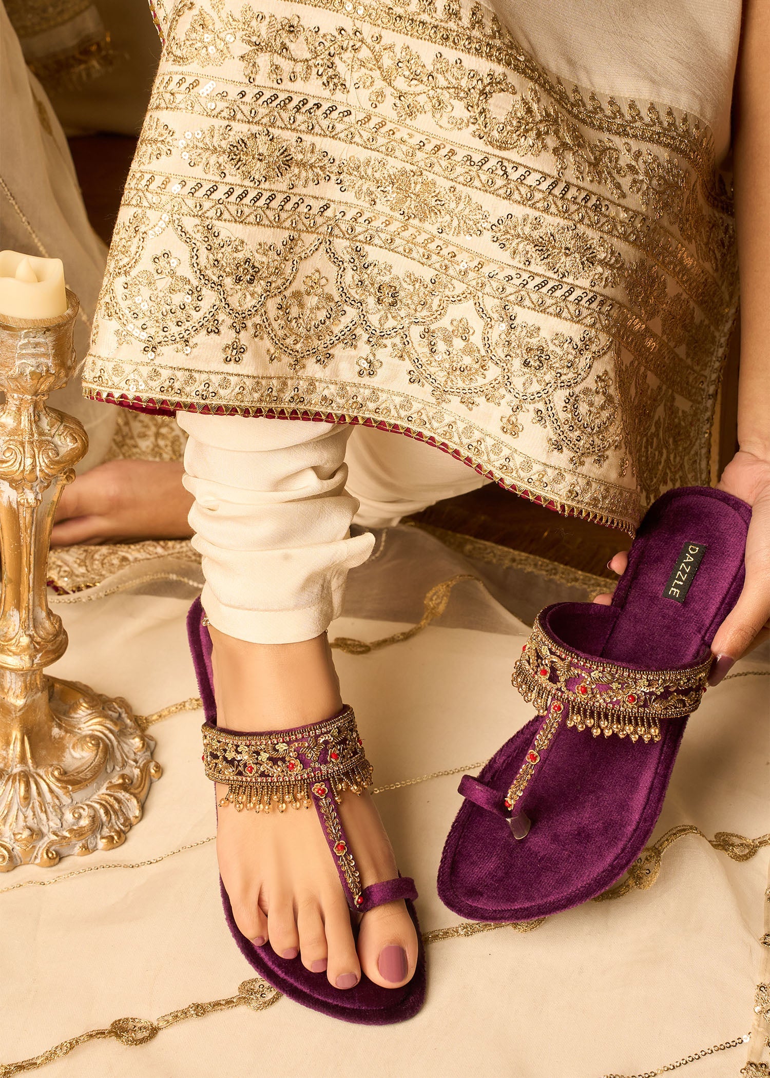 Haseens Official Manjhli (Purple)