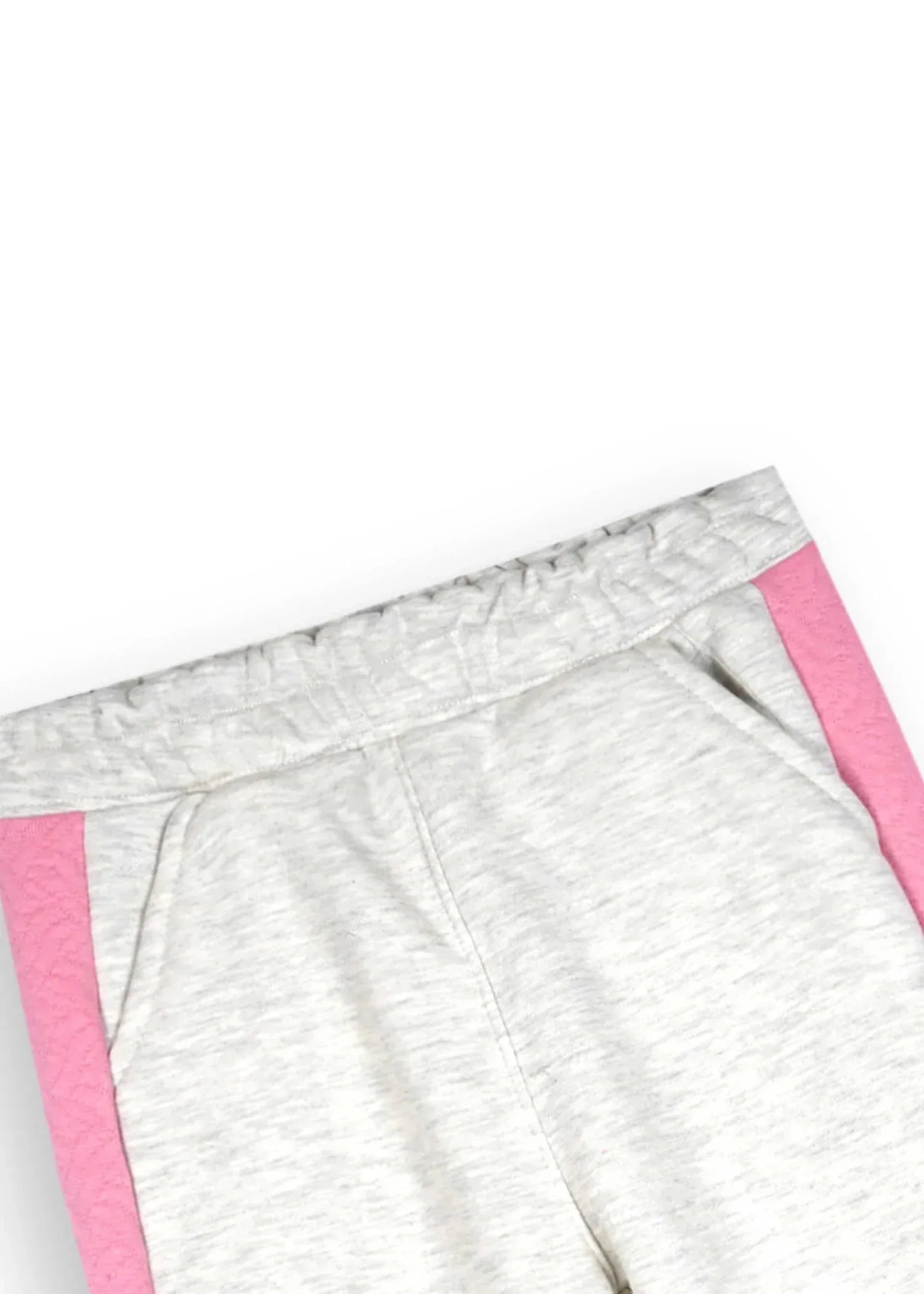 BUTTERFLY-LOVE-GIRLS-WINTER-TRACKSUIT-100 - Cotton Fleece Pink Quilted Panels