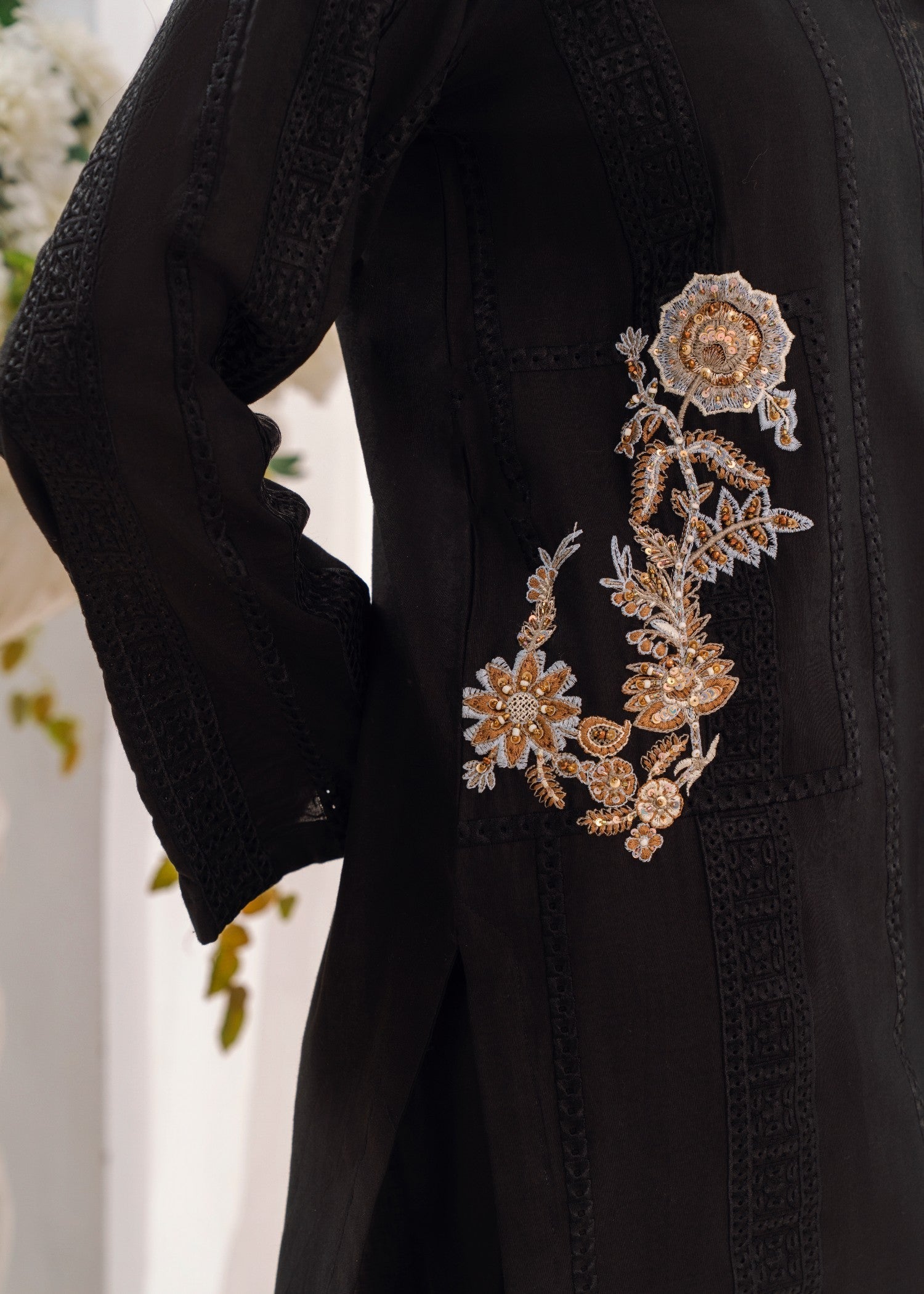 Sahibas By Mirza Nishat - Black