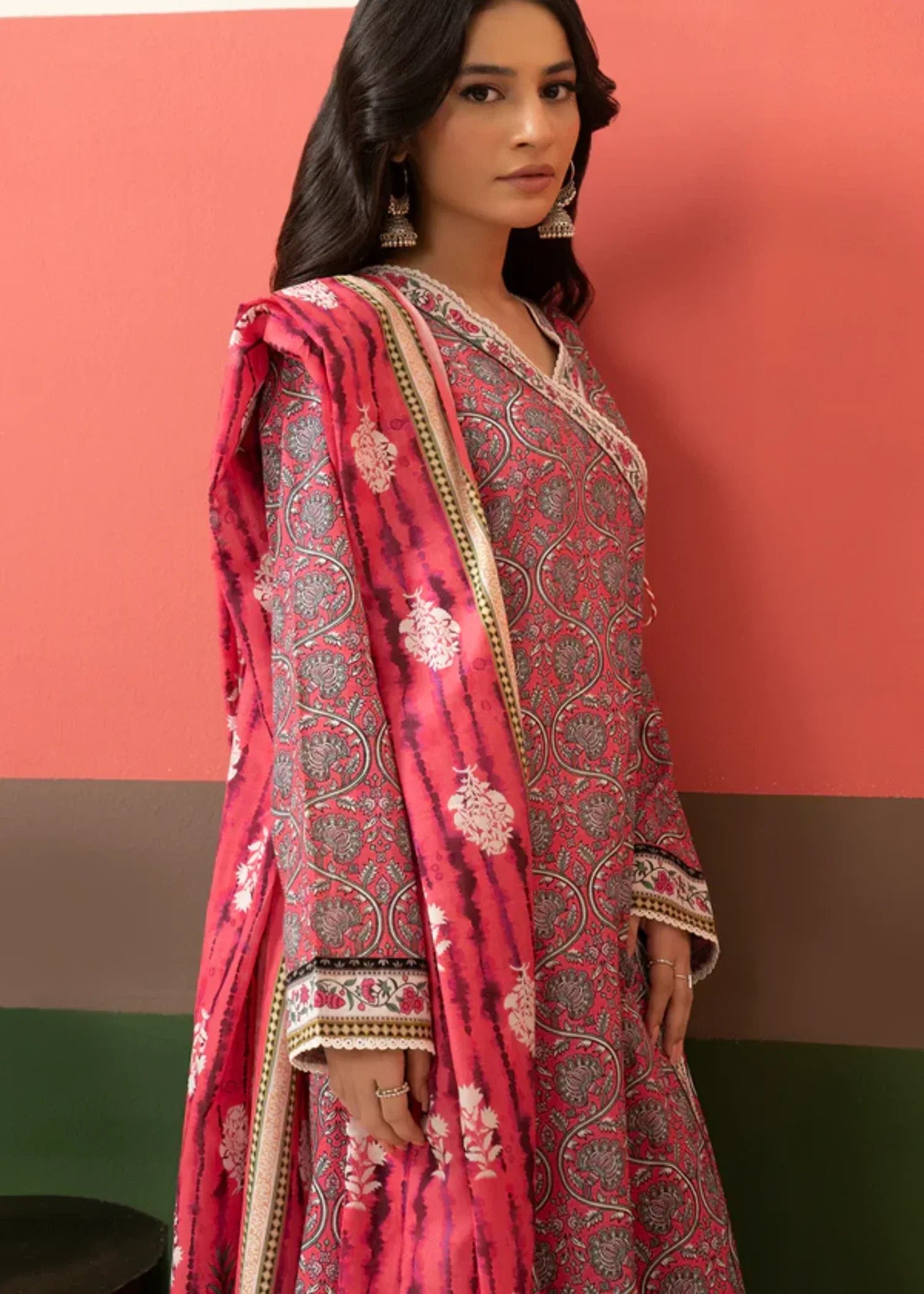 Zellbury Kurta Dupatta Trouser - WPS2531987