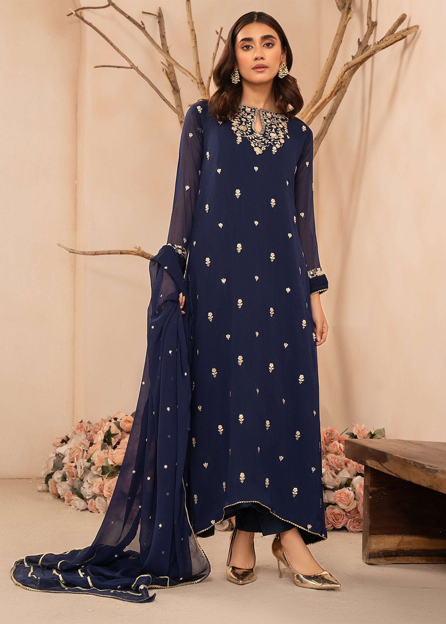 Agha Jaan Insia Blue