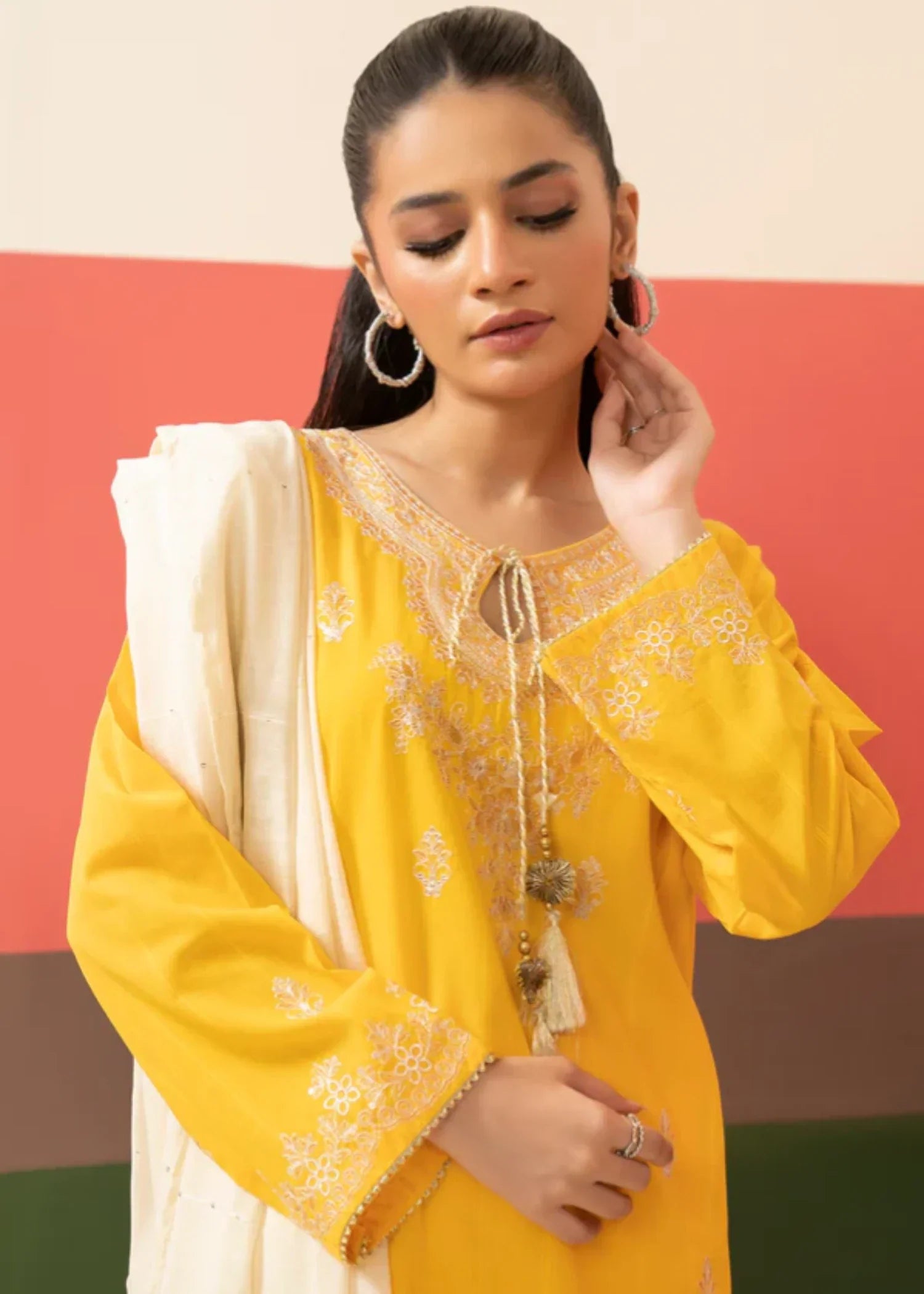 Zellbury Embroidered Kurta Dupatta Trouser - WPS2531631